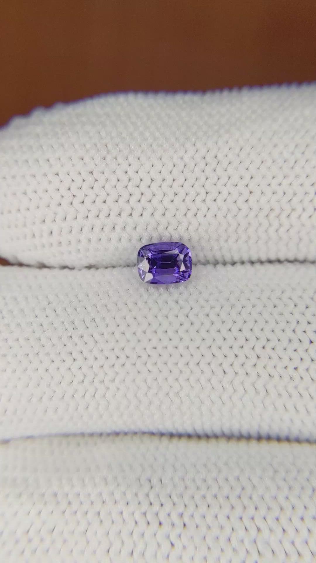 0.62 Ct. Color Change Sapphire from Ceylon (Sri Lanka) Size Video