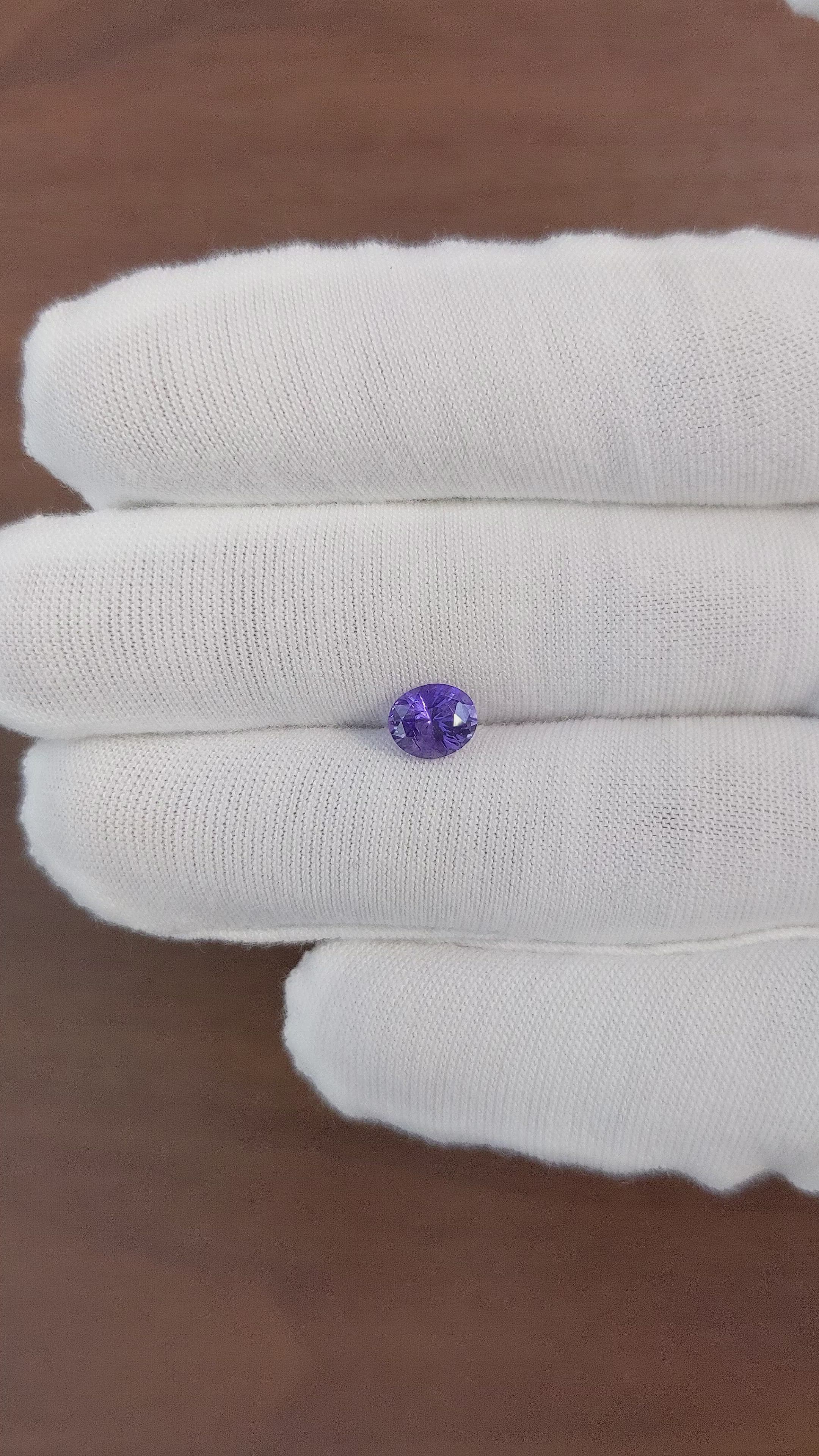 1.36 Ct. Color Change Sapphire from Tanzania Size Video
