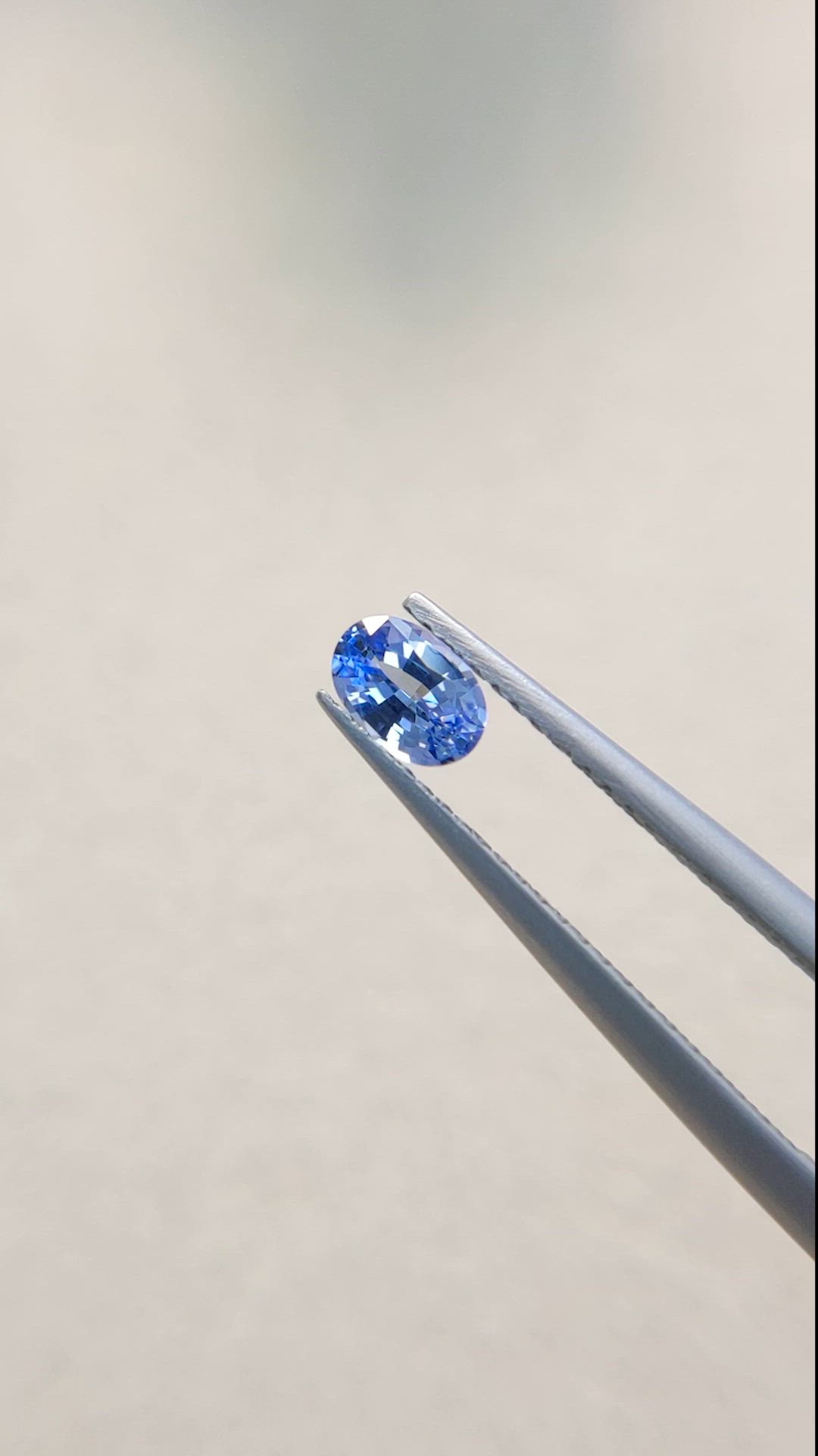 0.50 Ct. Blue Sapphire from Ceylon (Sri Lanka) Size Video