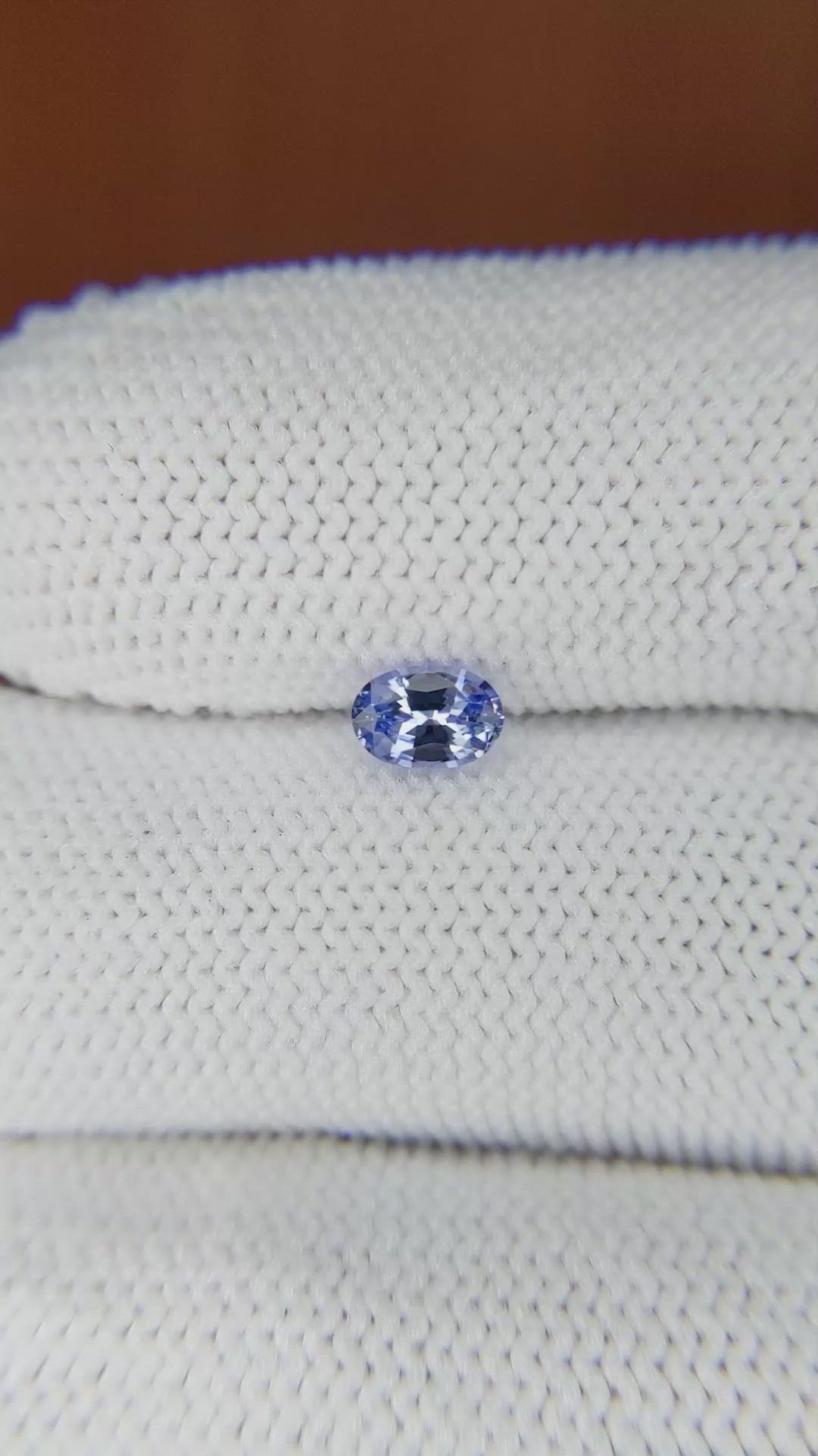 0.50 Ct. Blue Sapphire from Ceylon (Sri Lanka) Size Video