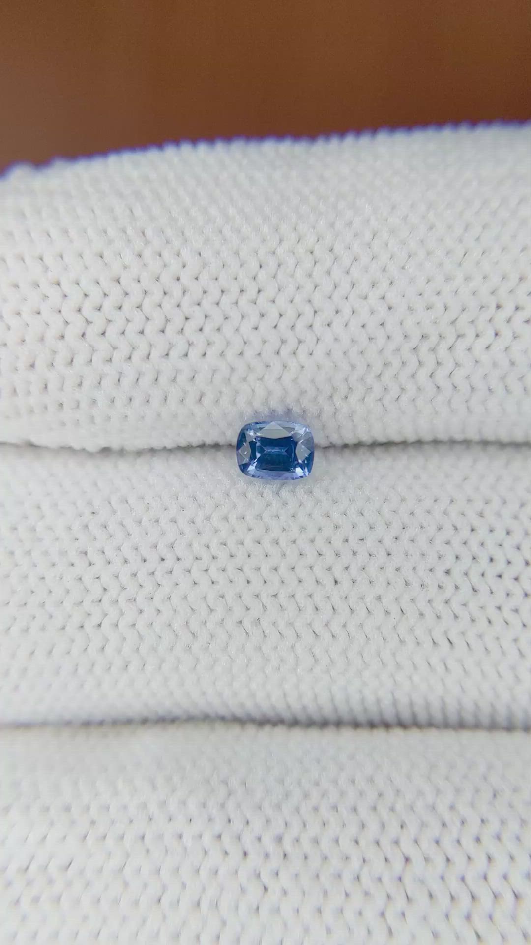 0.36 Ct. Blue Sapphire from Ceylon (Sri Lanka) Size Video