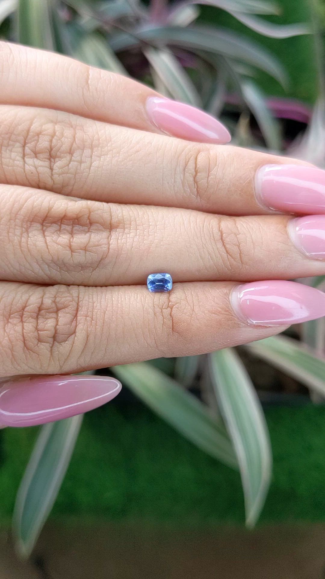 0.36 Ct. Blue Sapphire from Ceylon (Sri Lanka) Size Video