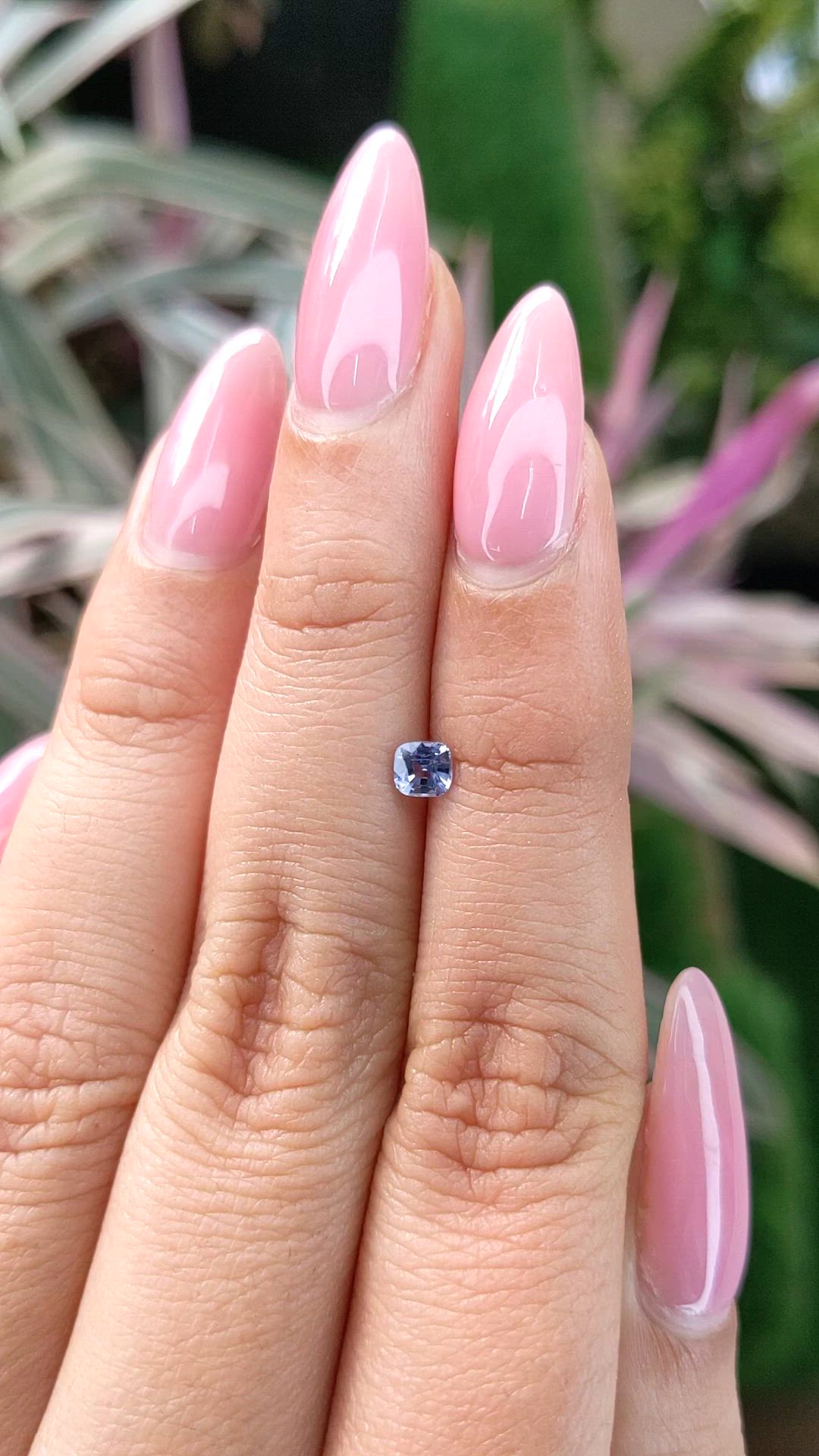 0.29 Ct. Blue Sapphire from Ceylon (Sri Lanka) Size Video