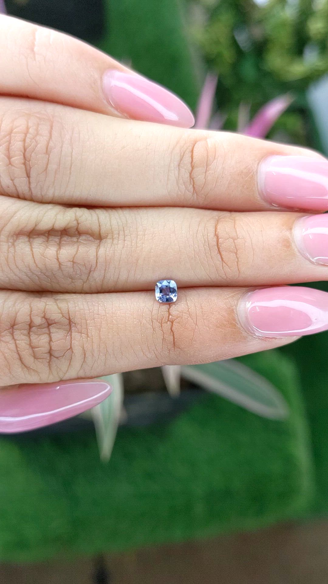 0.29 Ct. Blue Sapphire from Ceylon (Sri Lanka) Size Video