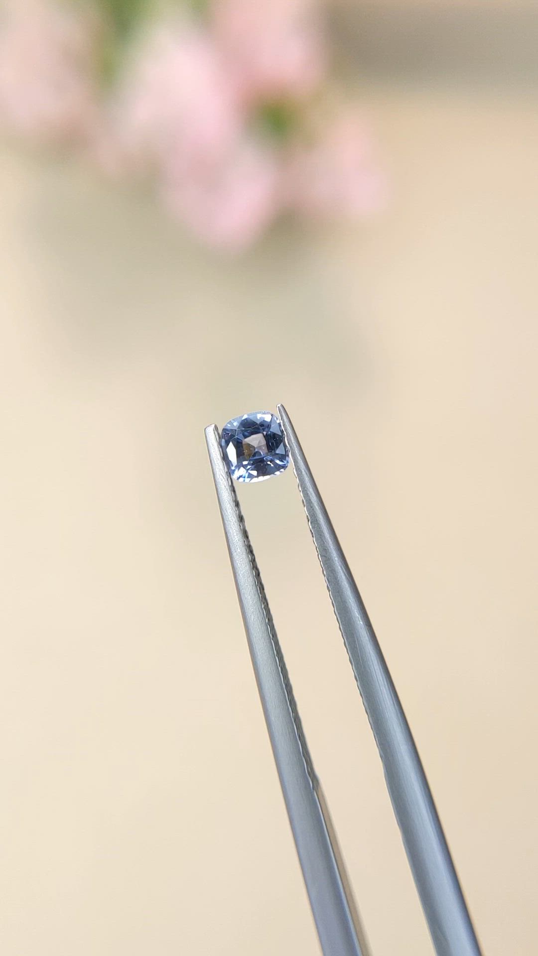 0.29 Ct. Blue Sapphire from Ceylon (Sri Lanka) Size Video