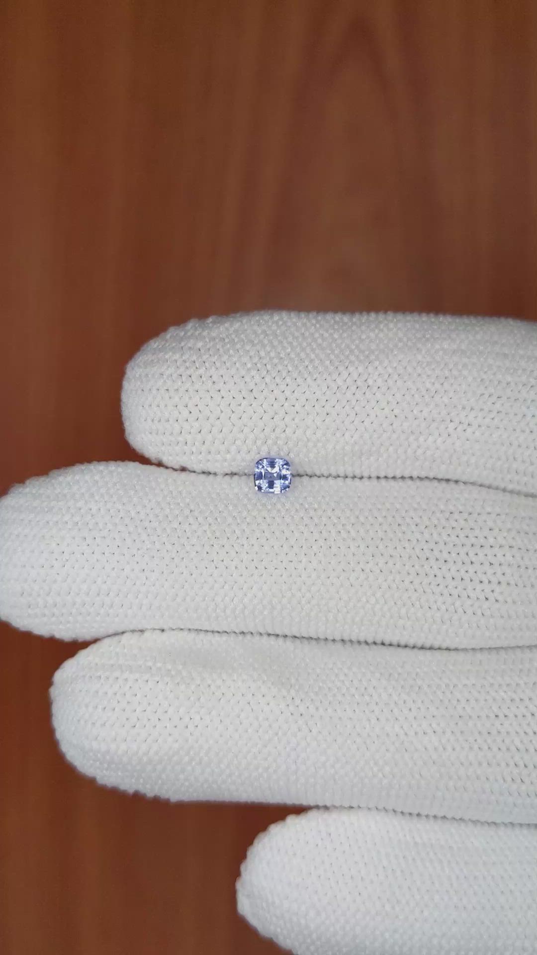 0.29 Ct. Blue Sapphire from Ceylon (Sri Lanka) Size Video