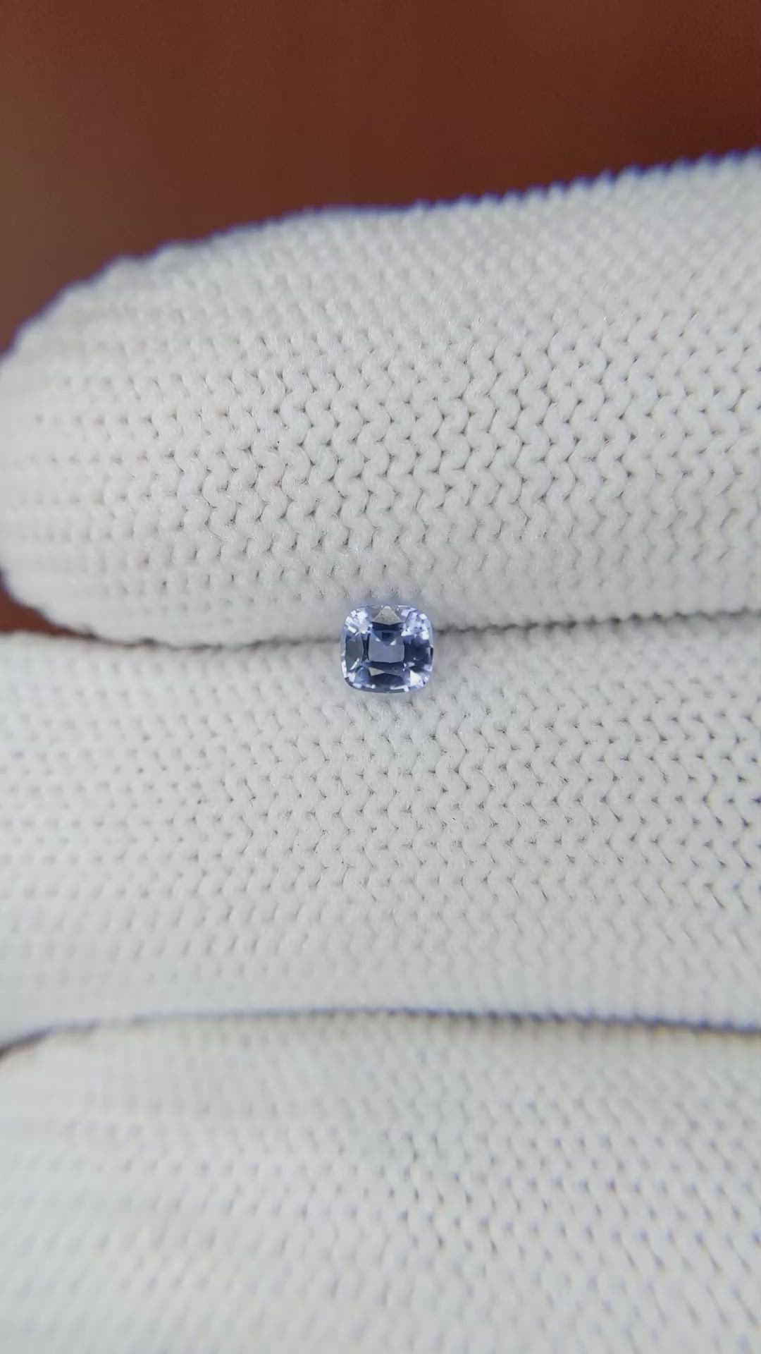 0.29 Ct. Blue Sapphire from Ceylon (Sri Lanka) Size Video