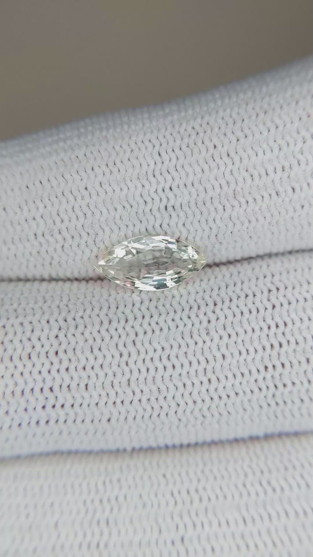 1.26 Ct. Yellow Sapphire from Ceylon (Sri Lanka) Size Video