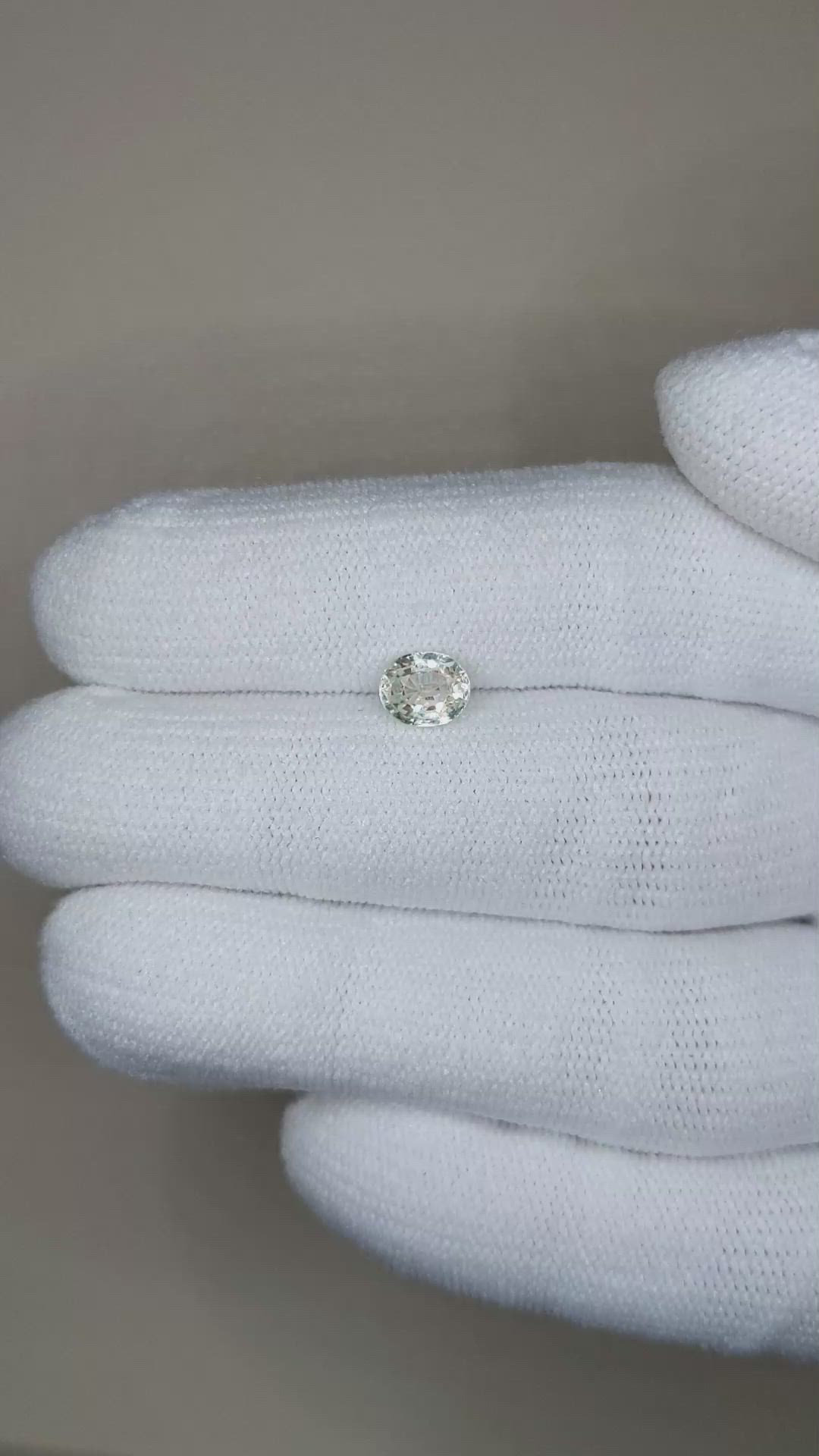 1.02 Ct. Yellow Sapphire from Ceylon (Sri Lanka) Size Video