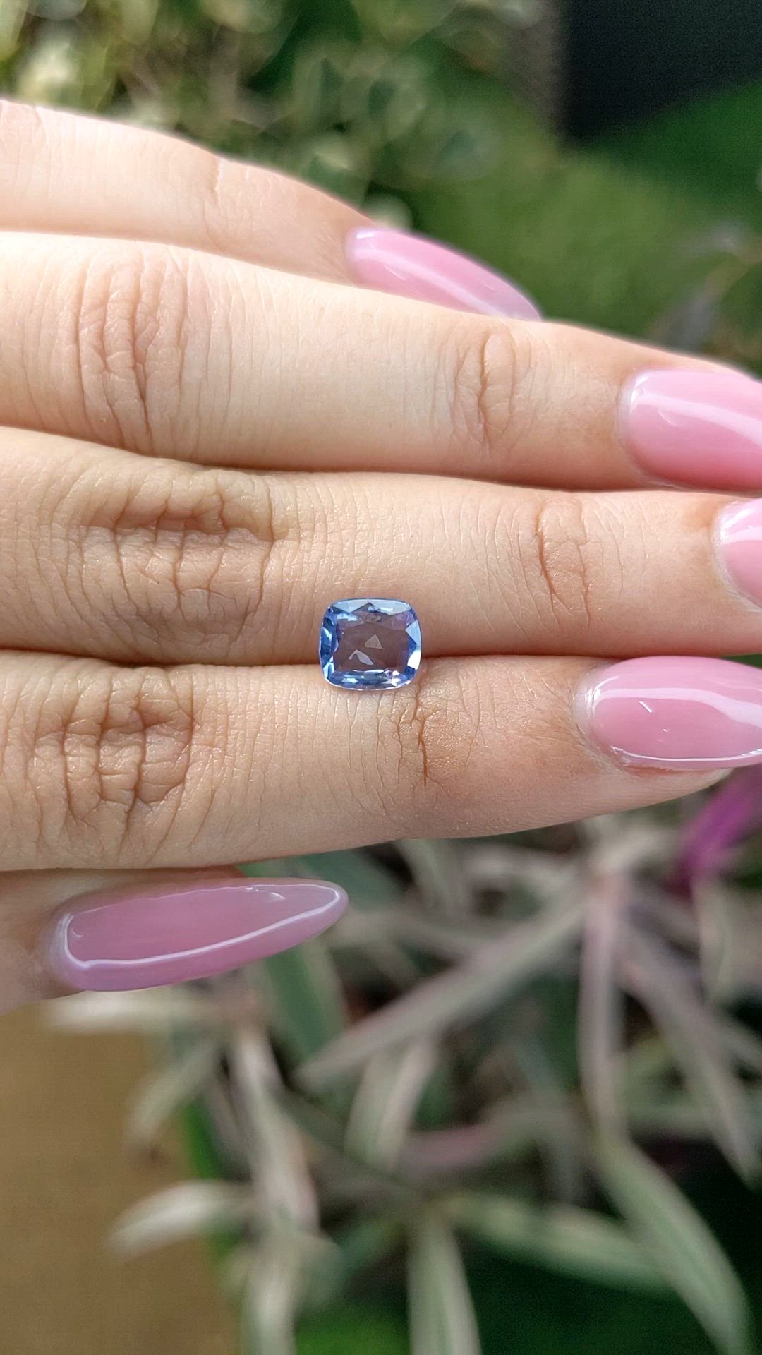1.50 Ct. Blue Sapphire from Ceylon (Sri Lanka) Size Video