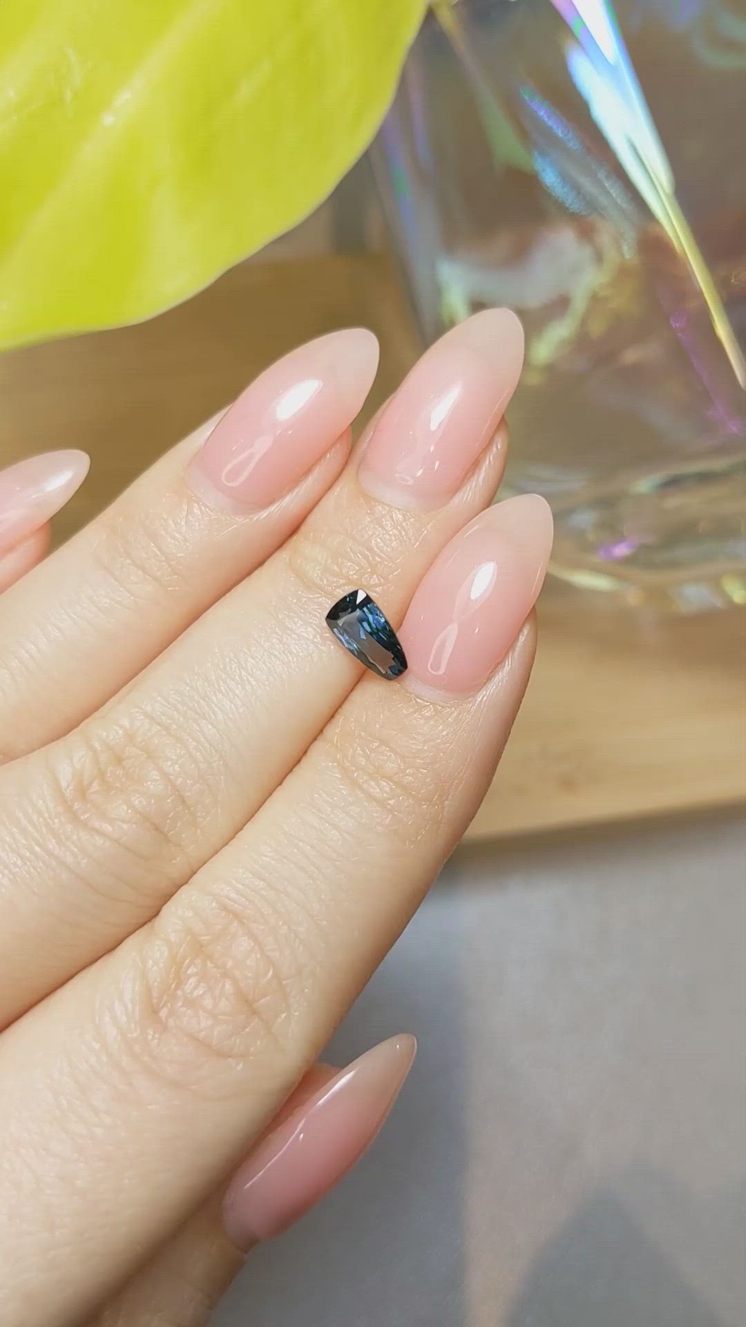 1.05 Ct. Blue Sapphire from Ceylon (Sri Lanka) Size Video
