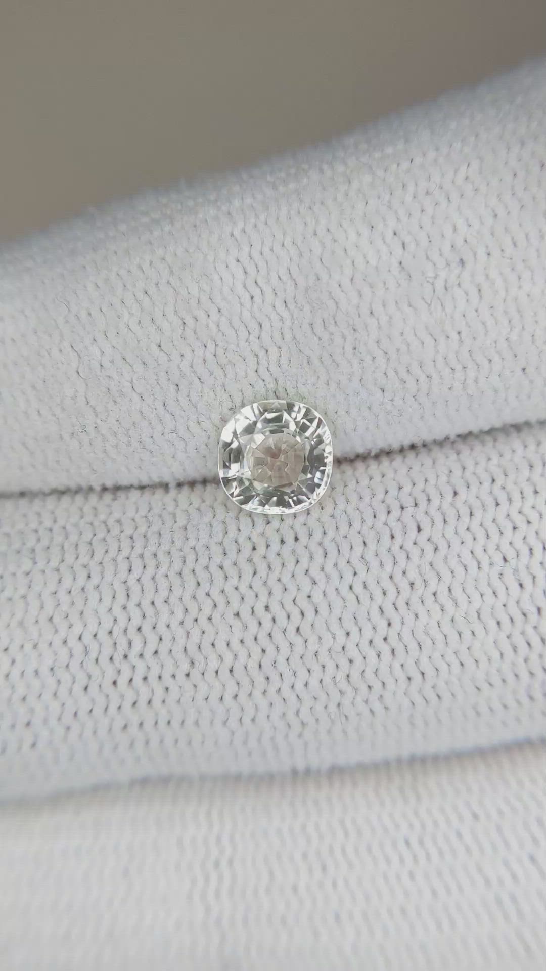 1.02 Ct. Yellow Sapphire from Ceylon (Sri Lanka) Size Video