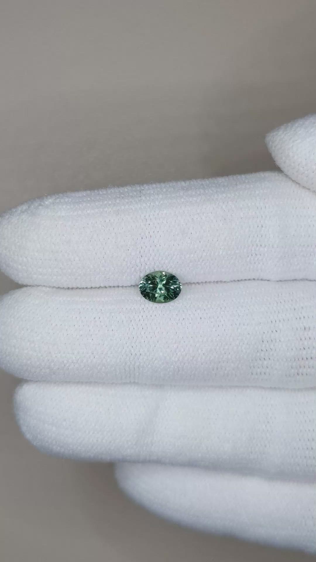 0.72 Ct. Sapphire from Montana Size Video
