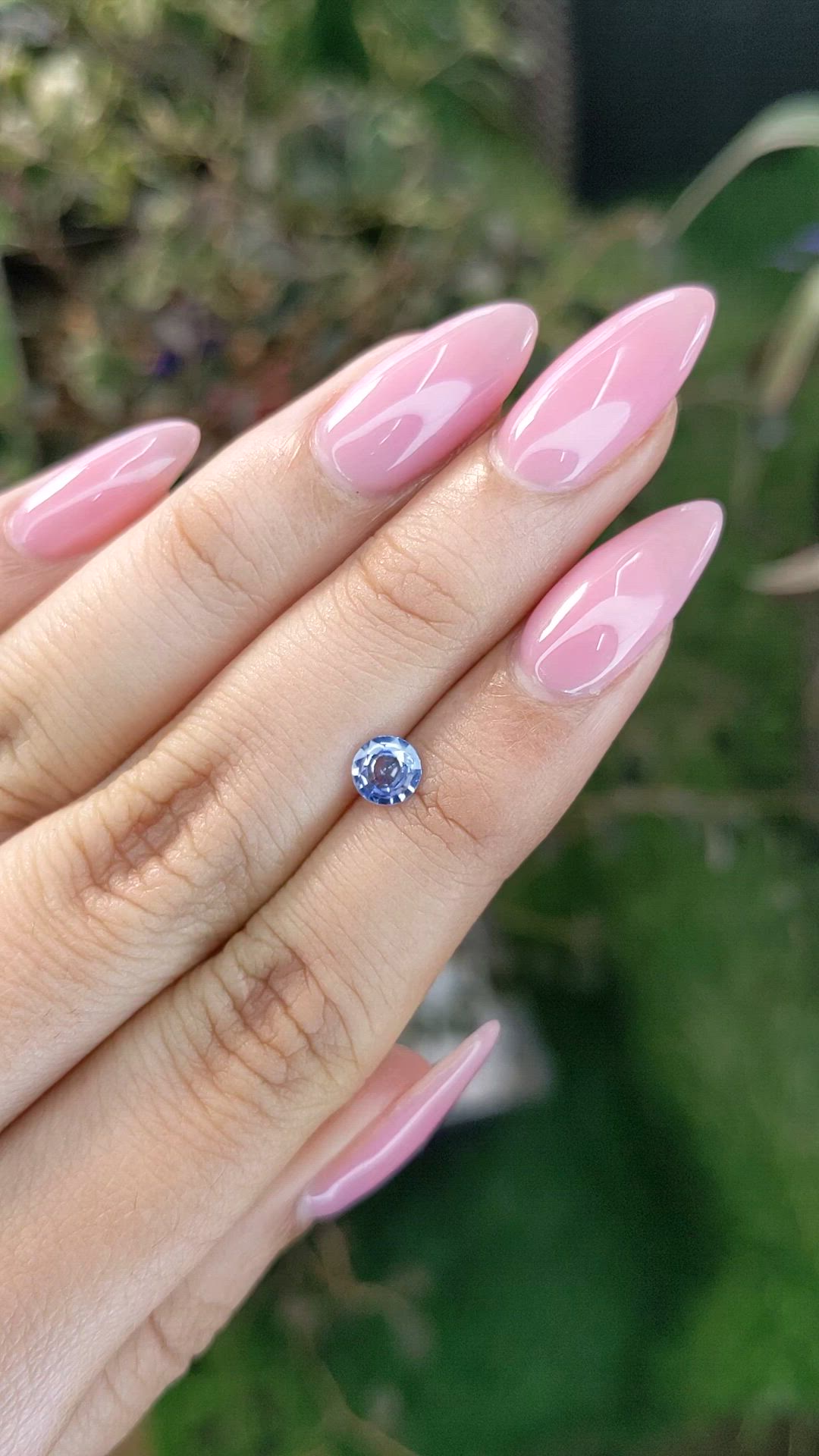 0.47 Ct. Blue Sapphire from Ceylon (Sri Lanka) Size Video