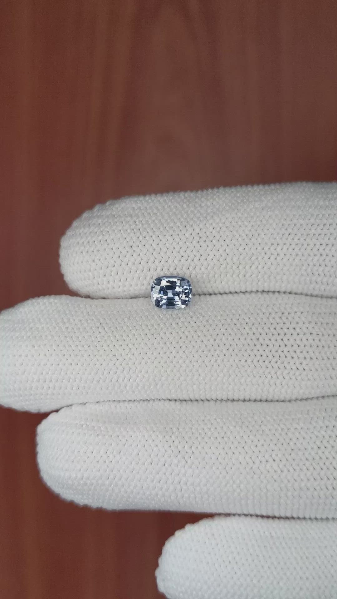 0.88 Ct. Blue Sapphire from Ceylon (Sri Lanka) Size Video
