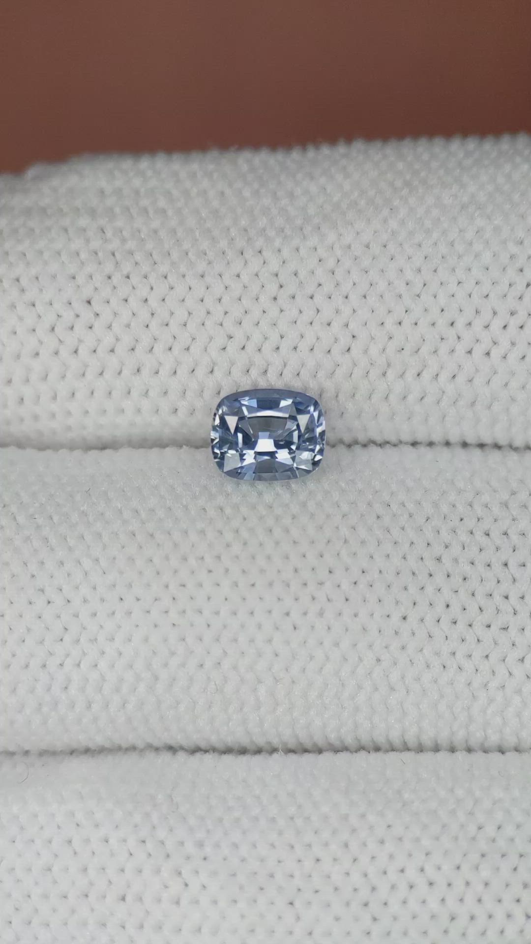0.88 Ct. Blue Sapphire from Ceylon (Sri Lanka) Size Video