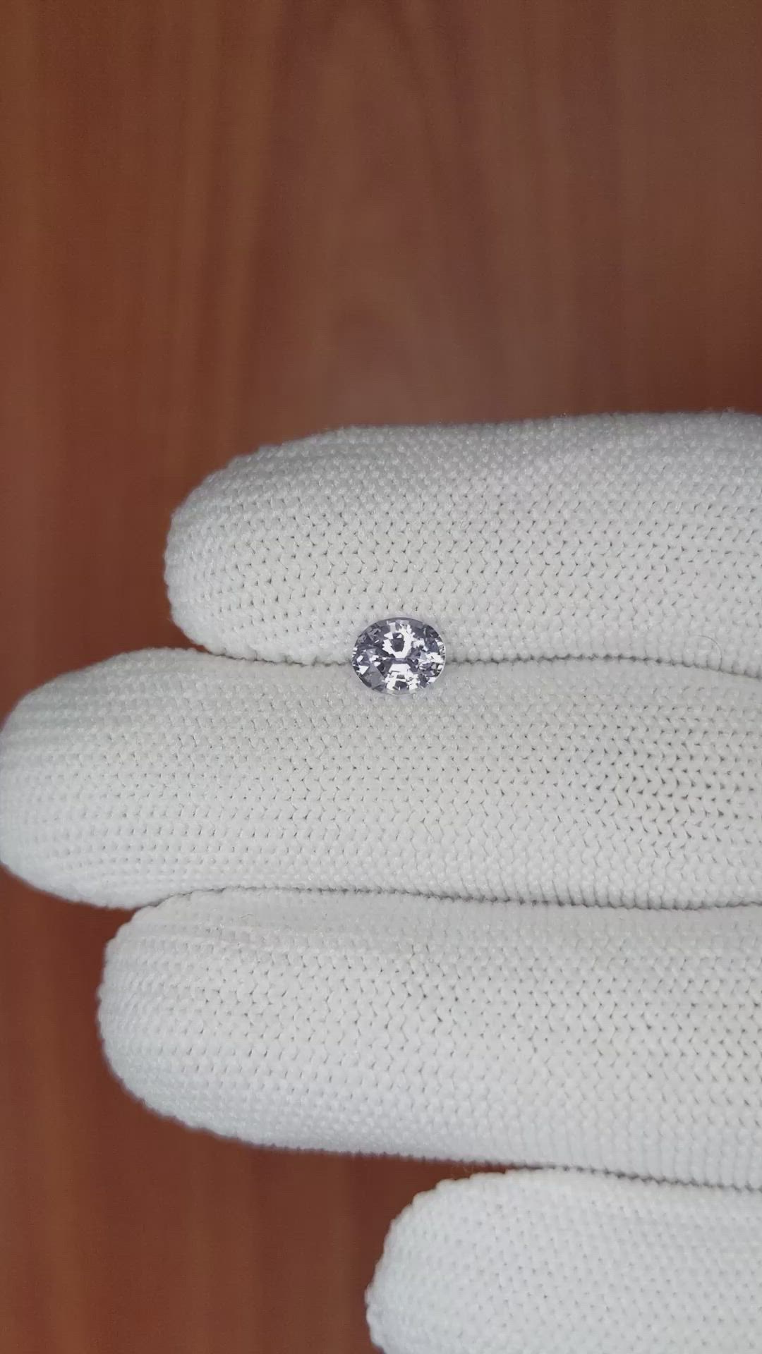 0.83 Ct. Violet Sapphire from Ceylon (Sri Lanka) Size Video