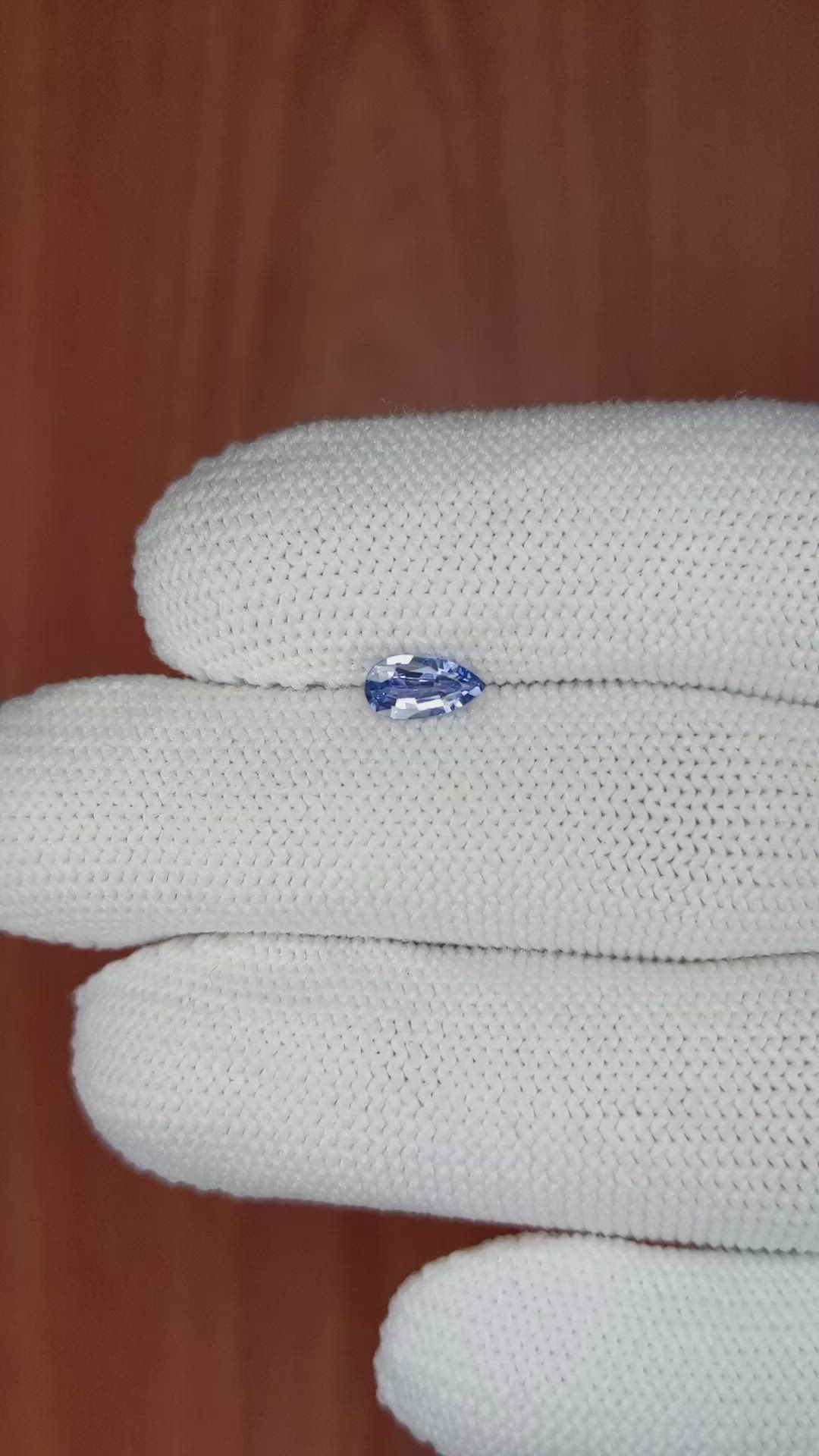 0.50 Ct. Blue Sapphire from Ceylon (Sri Lanka) Size Video
