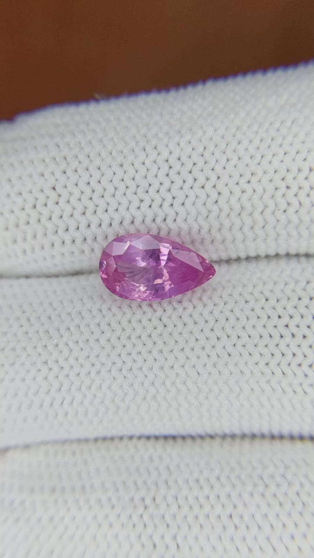 2.26 Ct. Purplish Pink Sapphire from Ceylon (Sri Lanka) Size Video
