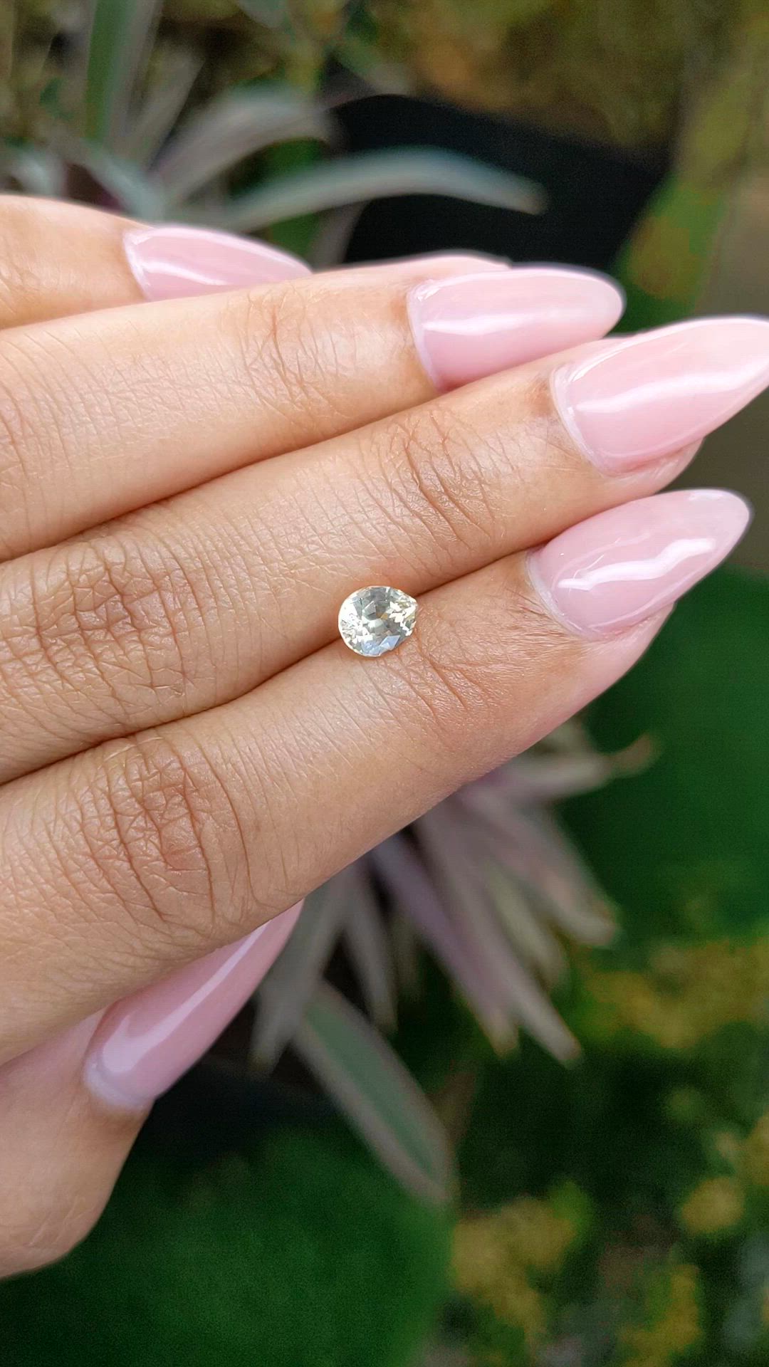 0.87 Ct. Yellow Sapphire from Ceylon (Sri Lanka) Size Video