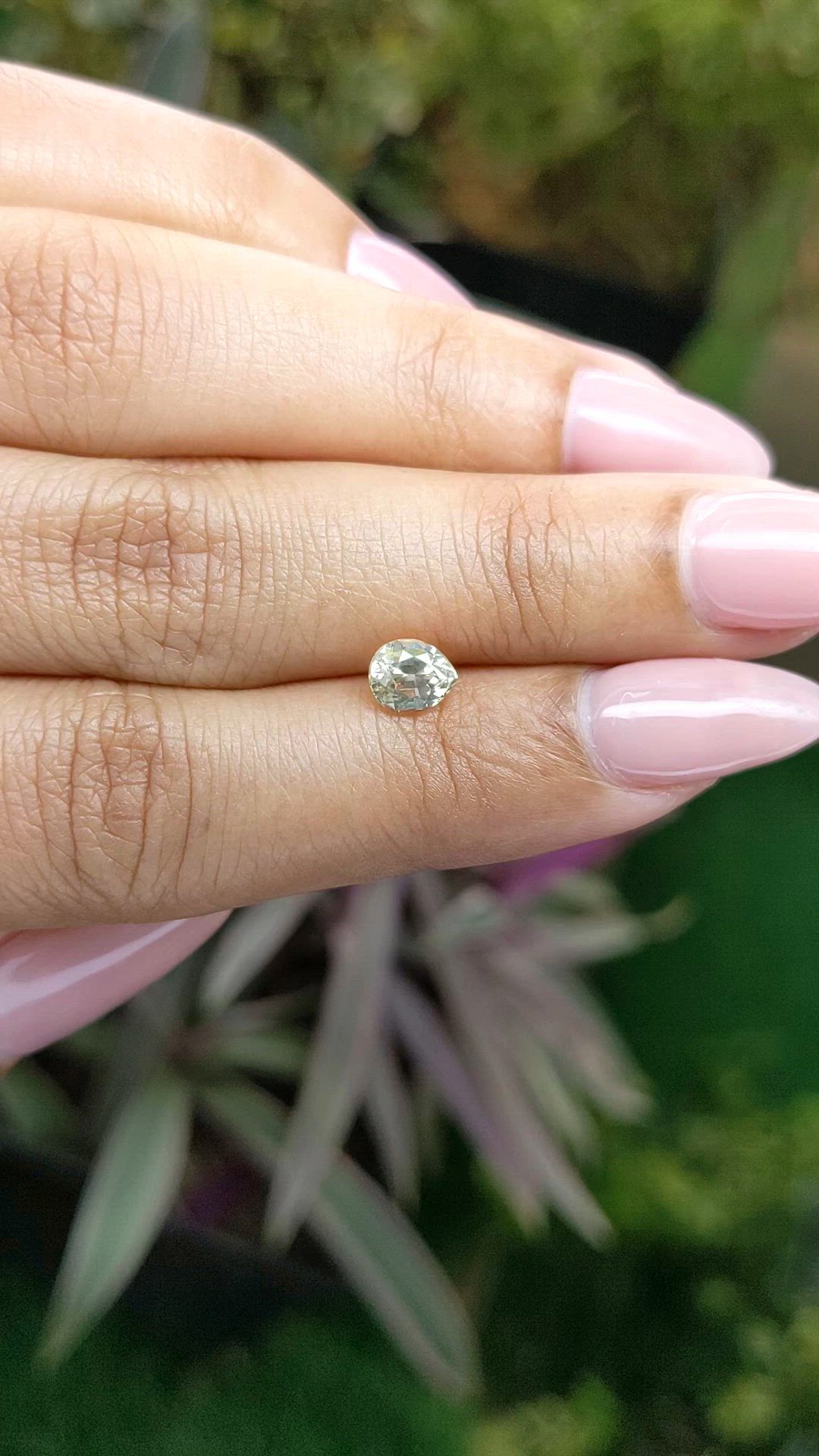 0.87 Ct. Yellow Sapphire from Ceylon (Sri Lanka) Size Video