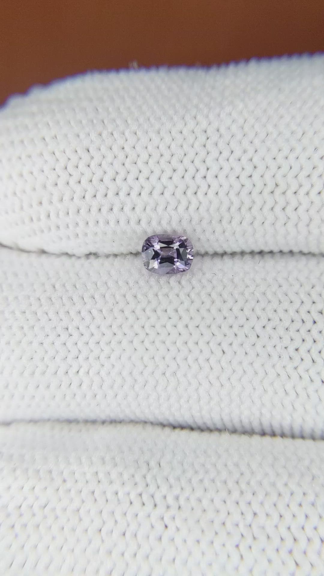0.39 Ct. Purple Sapphire from Ceylon (Sri Lanka) Size Video