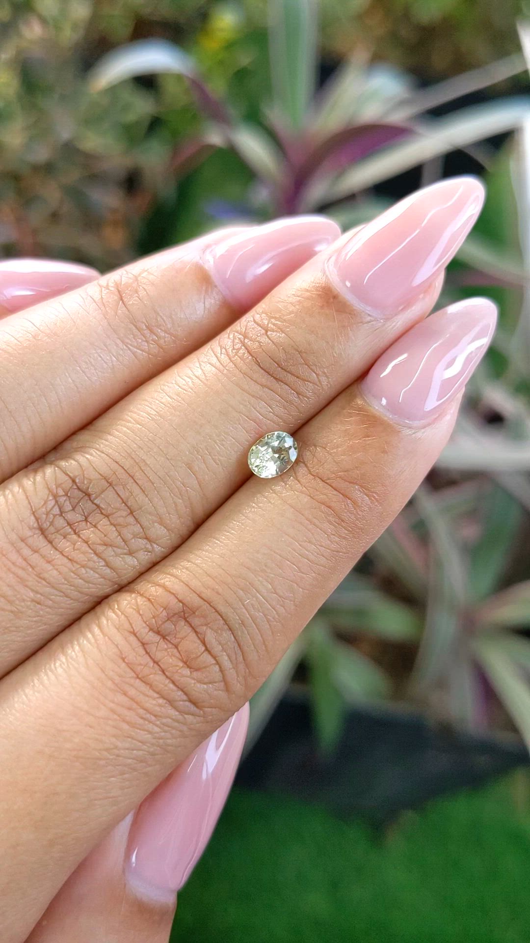 0.55 Ct. Yellow Sapphire from Ceylon (Sri Lanka) Size Video