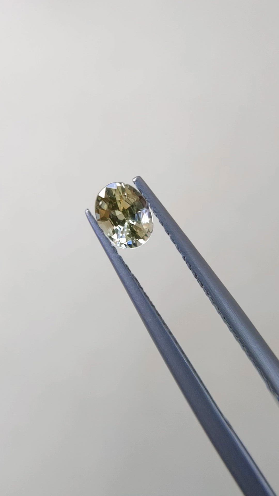 0.55 Ct. Yellow Sapphire from Ceylon (Sri Lanka) Size Video
