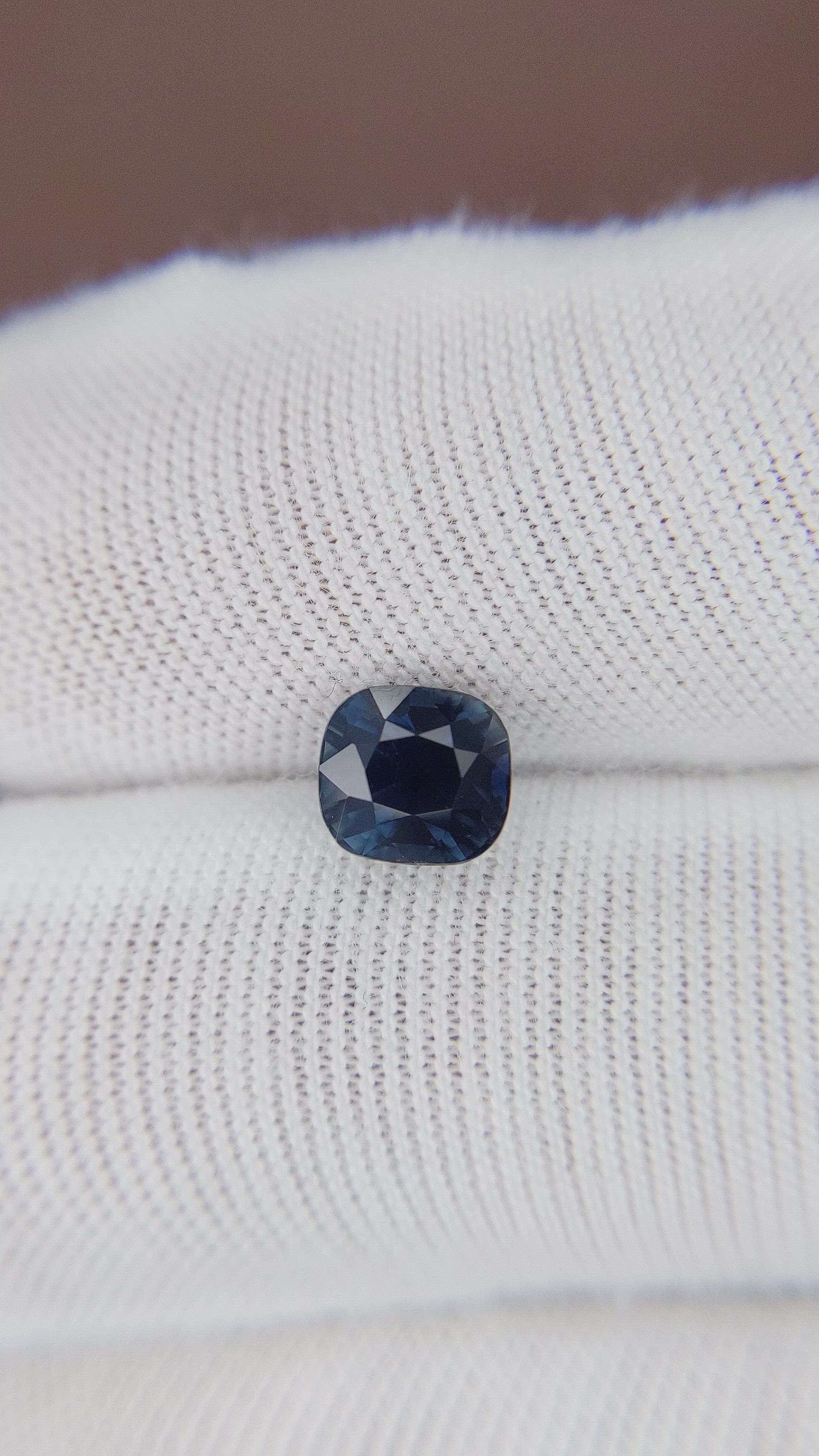 1.56 Ct. Greenish Blue Sapphire from Madagascar Size Video