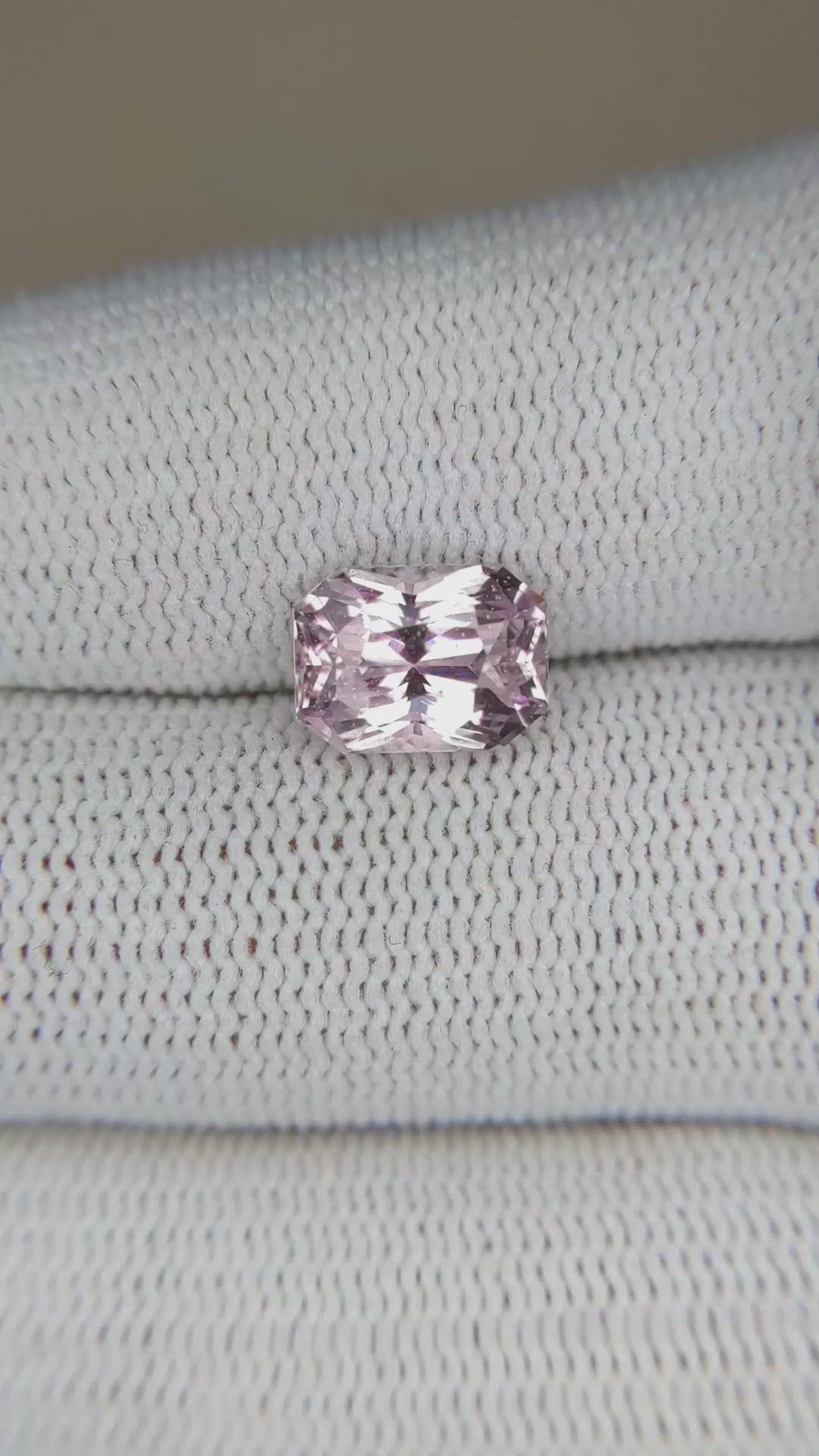 3.19 Ct. Pink Sapphire from Madagascar Size Video