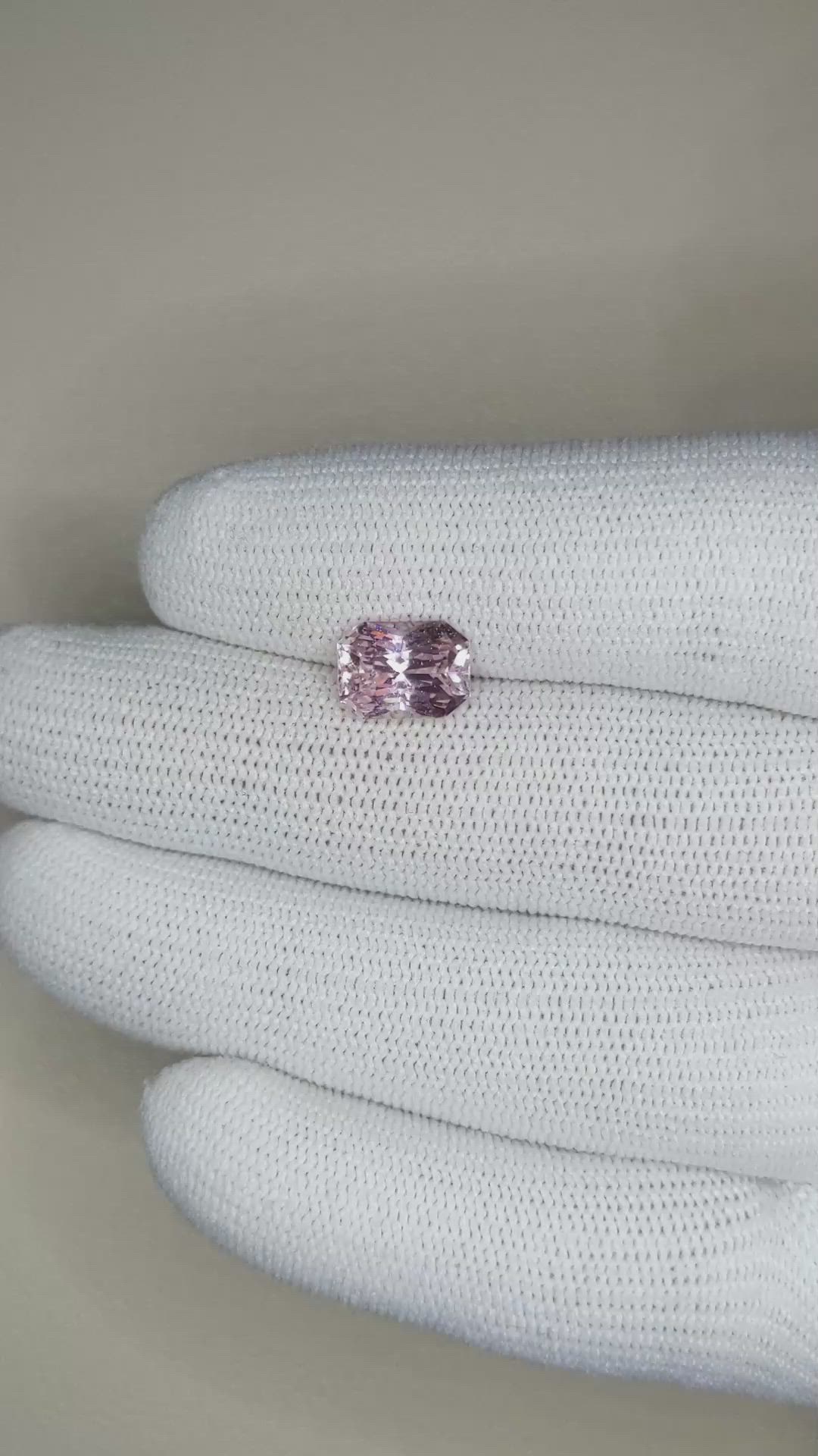 3.19 Ct. Pink Sapphire from Madagascar Size Video