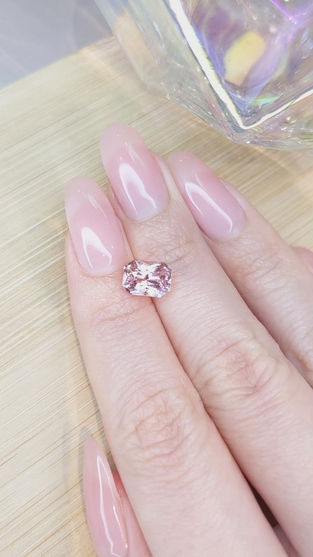 3.19 Ct. Pink Sapphire from Madagascar Size Video