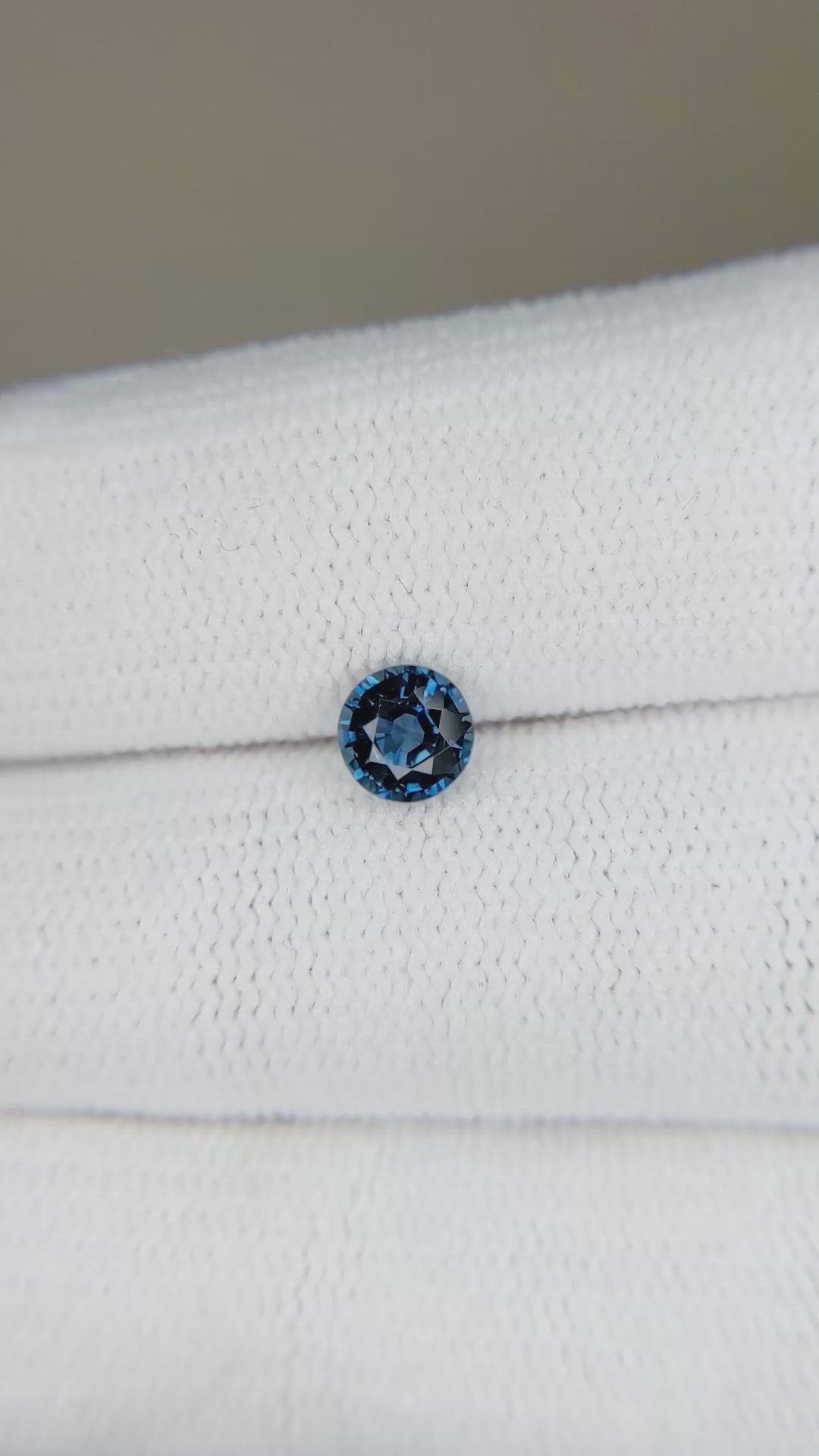 0.59 Ct. Blue Sapphire from Ceylon (Sri Lanka) Size Video