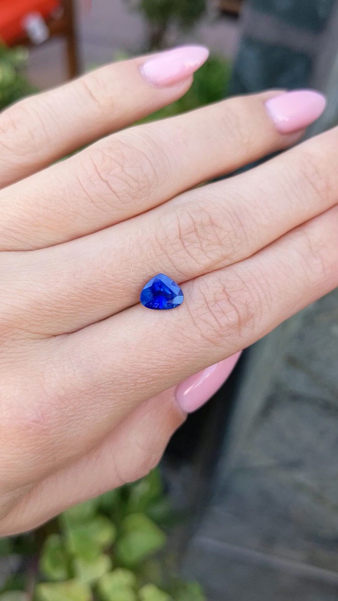 1.50 Ct. Blue Sapphire from Madagascar Size Video