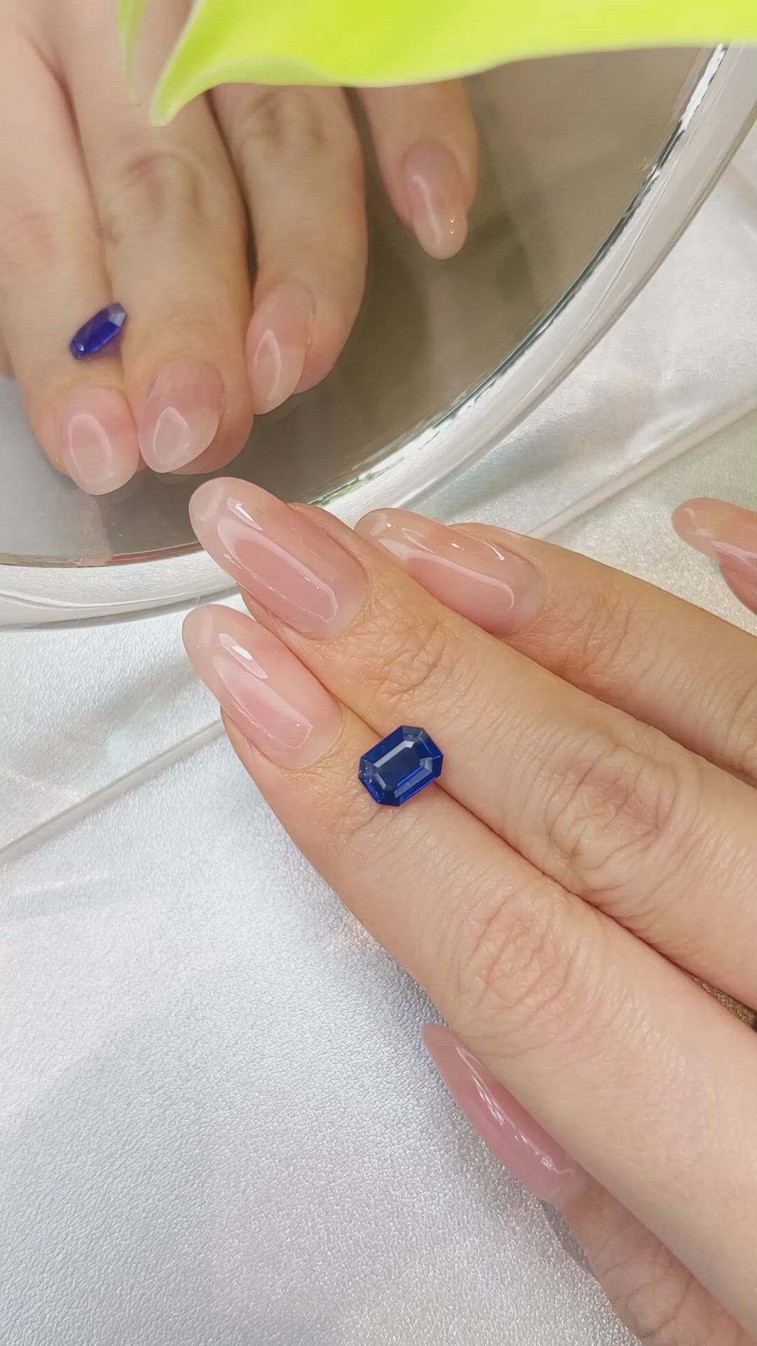 1.87 Ct. Blue Sapphire from Ceylon (Sri Lanka) Size Video
