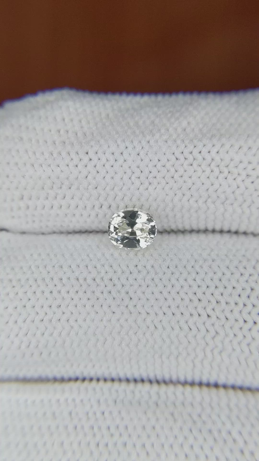 0.82 Ct. Yellow Sapphire from Ceylon (Sri Lanka) Size Video