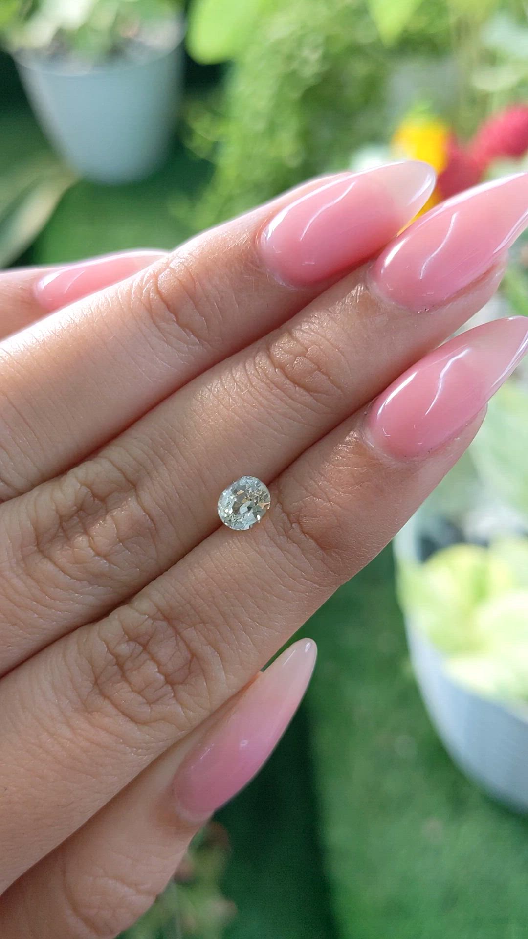 0.82 Ct. Yellow Sapphire from Ceylon (Sri Lanka) Size Video