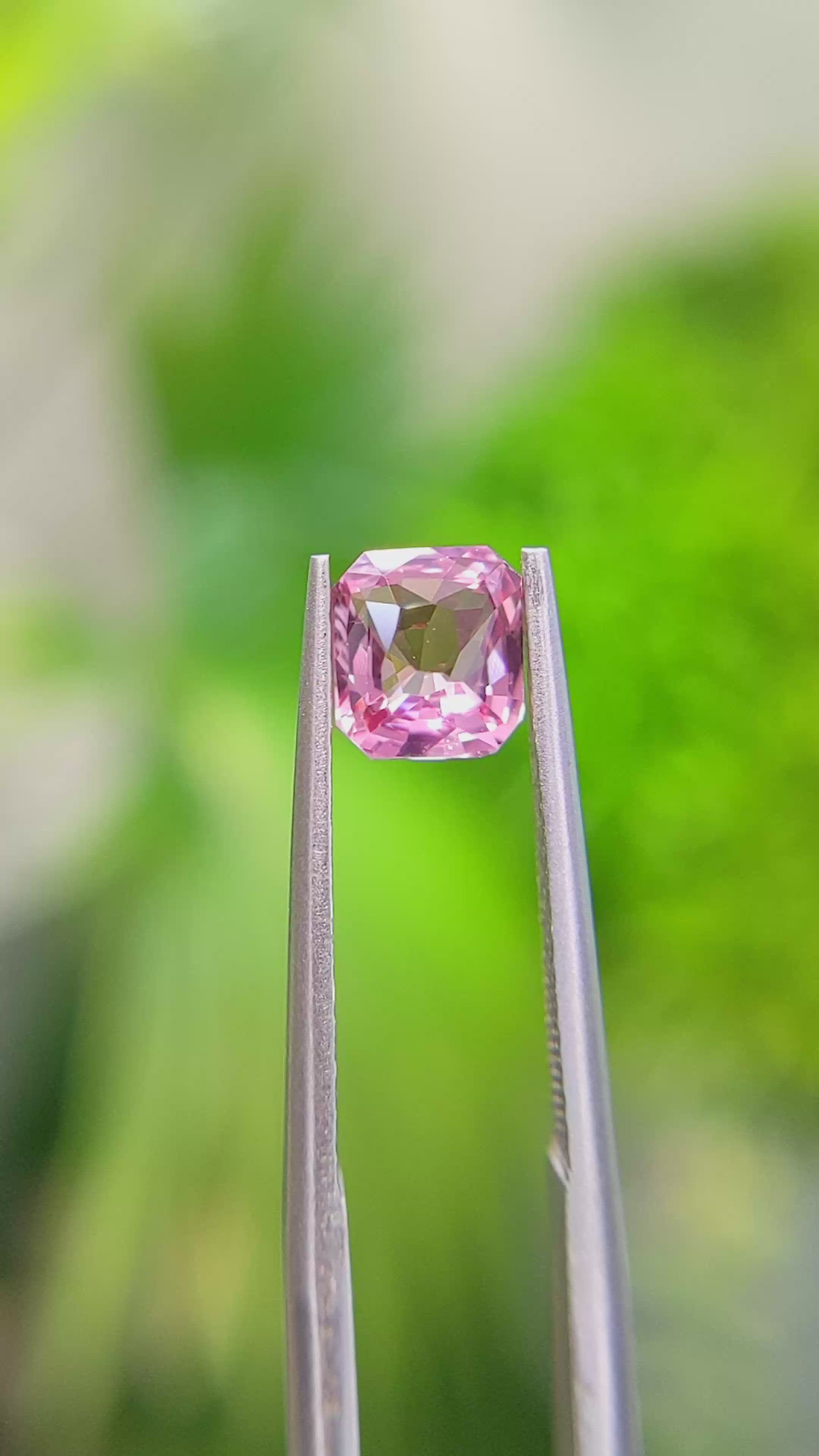 1.10 Ct. Pink Sapphire from Ceylon (Sri Lanka) Size Video