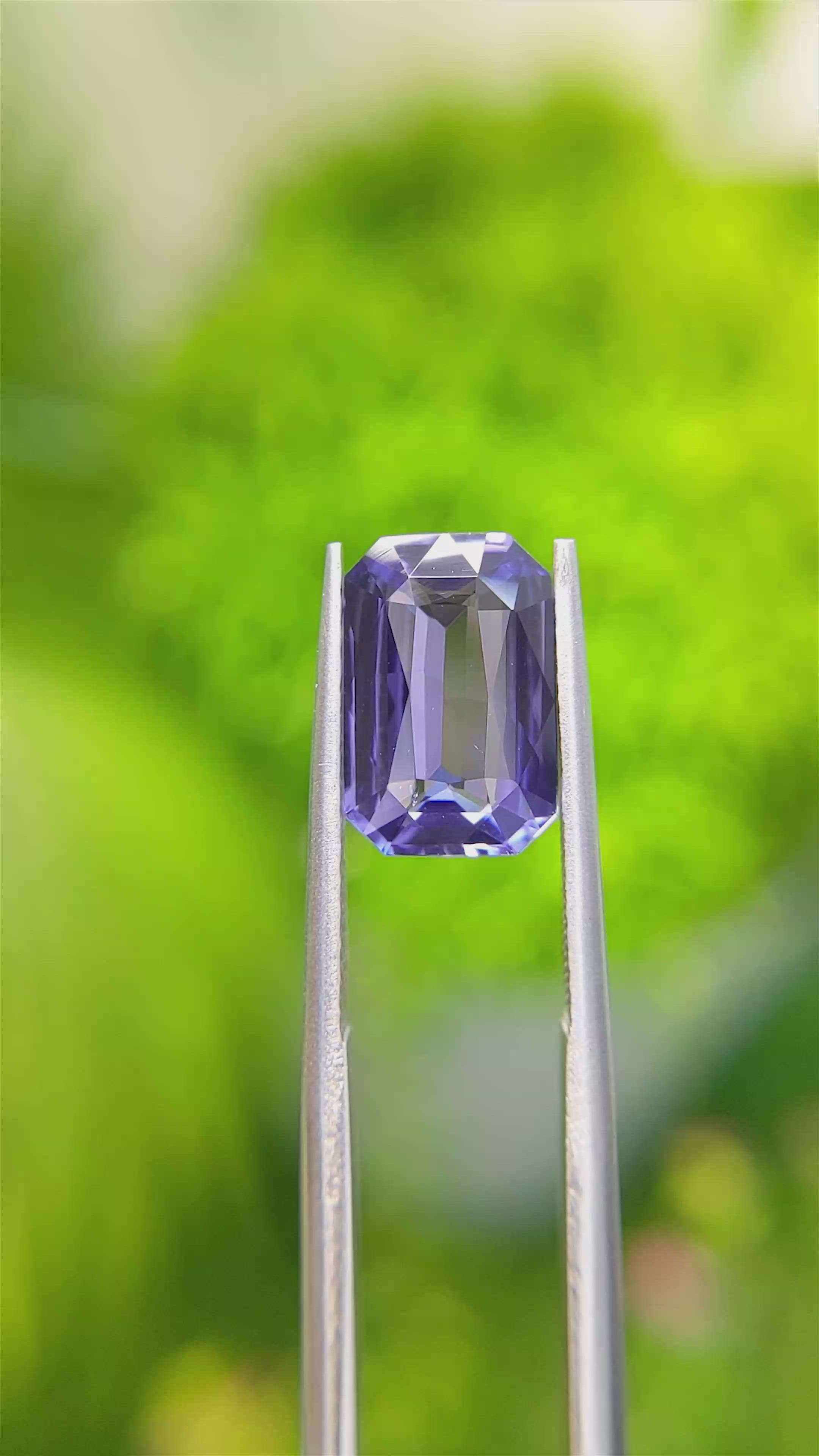 4.02 Ct. Color Change Sapphire from Ceylon (Sri Lanka) Size Video
