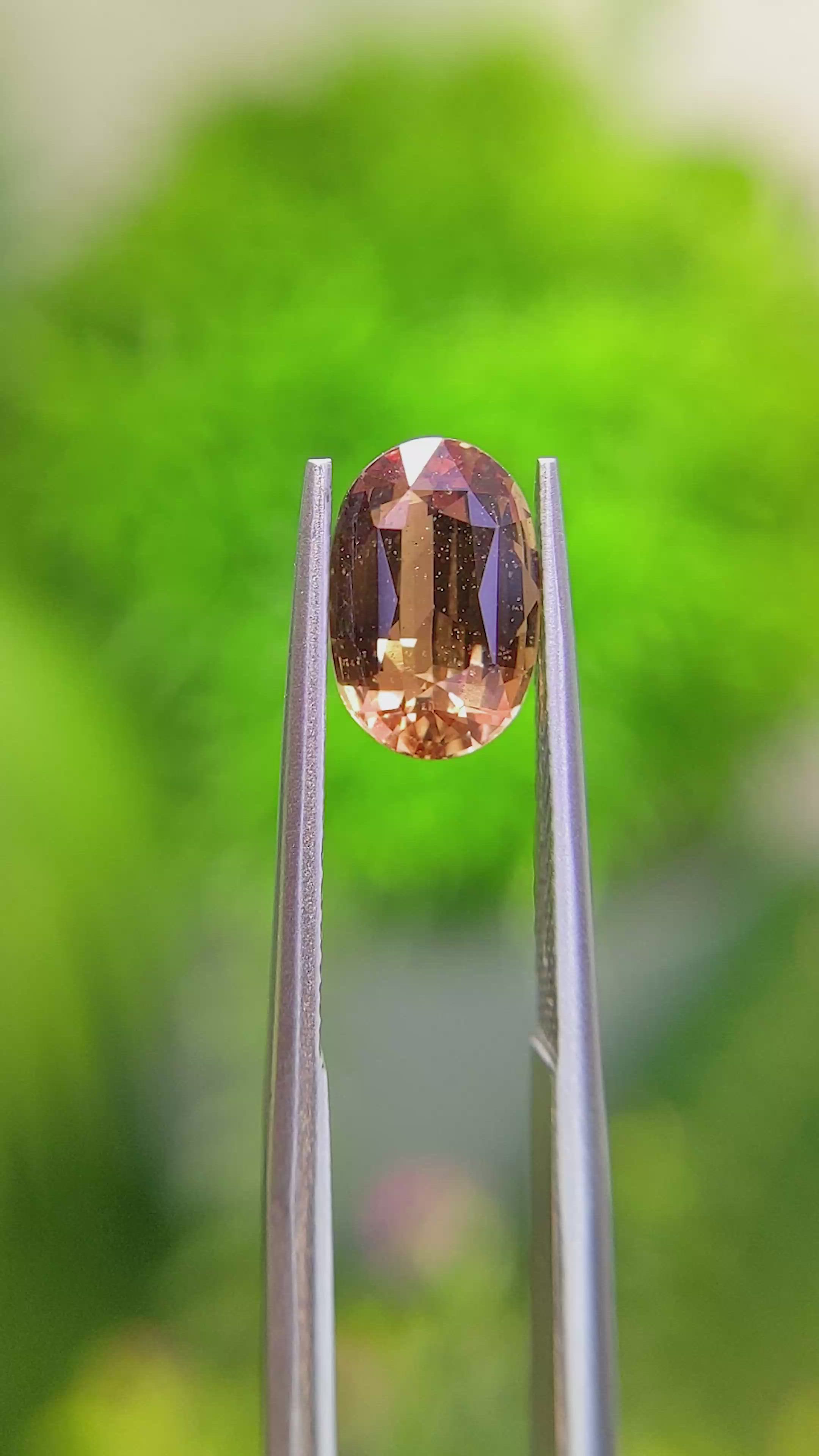 2.09 Ct. Padparadscha Sapphire from Madagascar Size Video