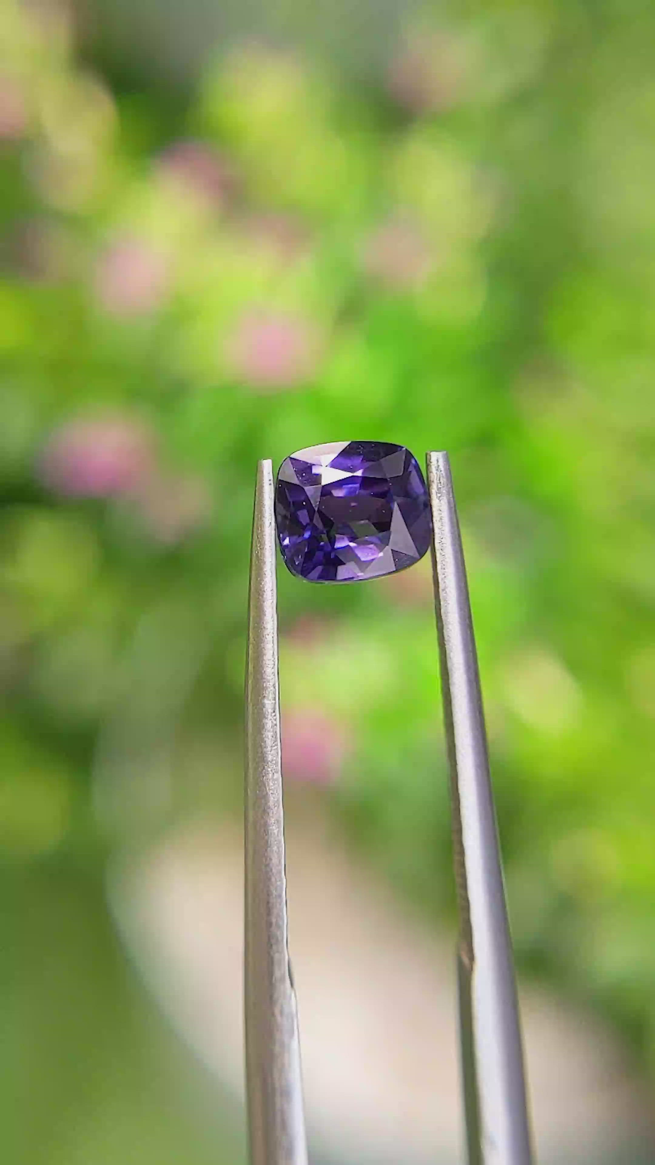 1.04 Ct. Color Change Sapphire from Ceylon (Sri Lanka) Size Video