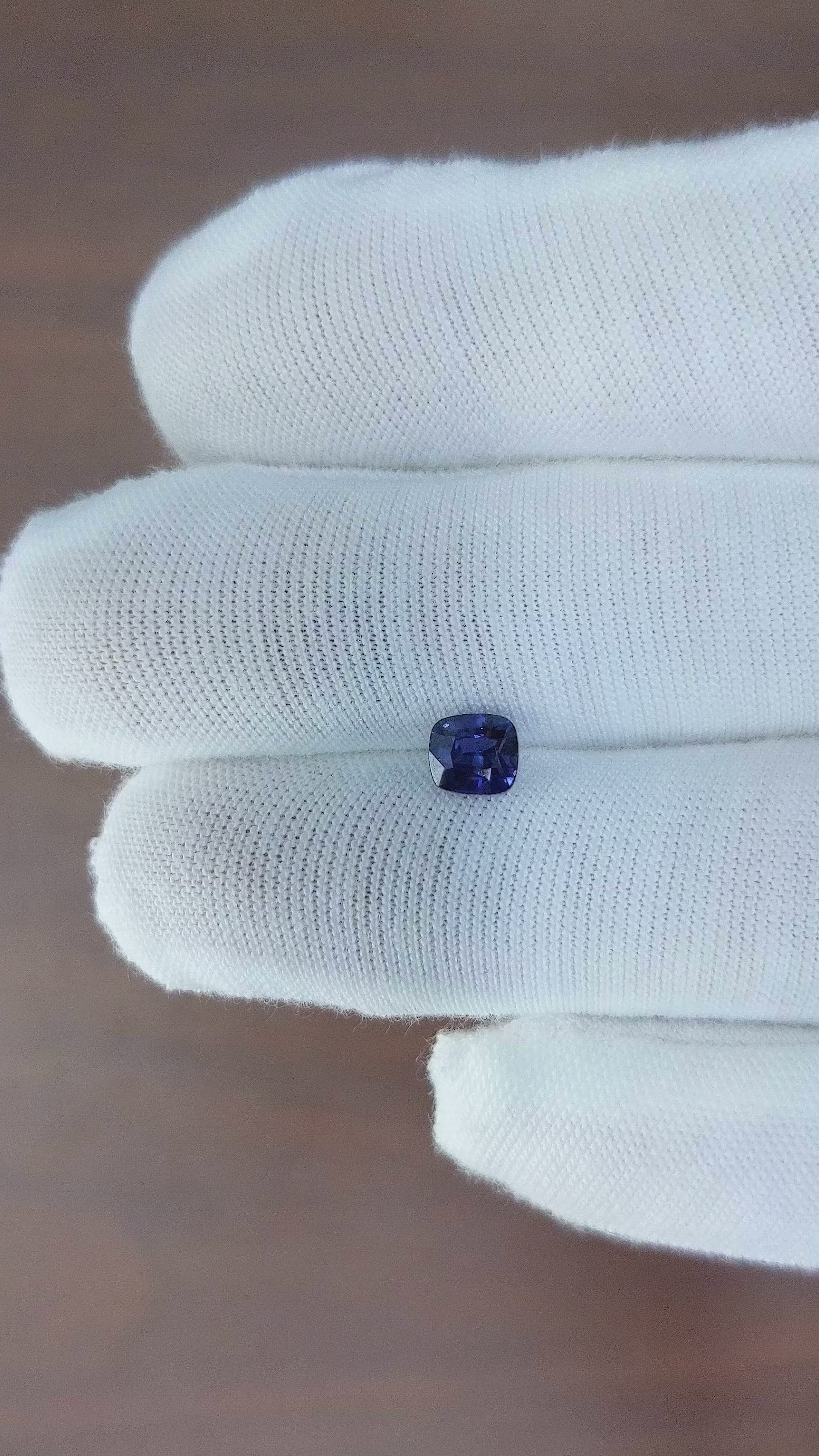1.04 Ct. Color Change Sapphire from Ceylon (Sri Lanka) Size Video