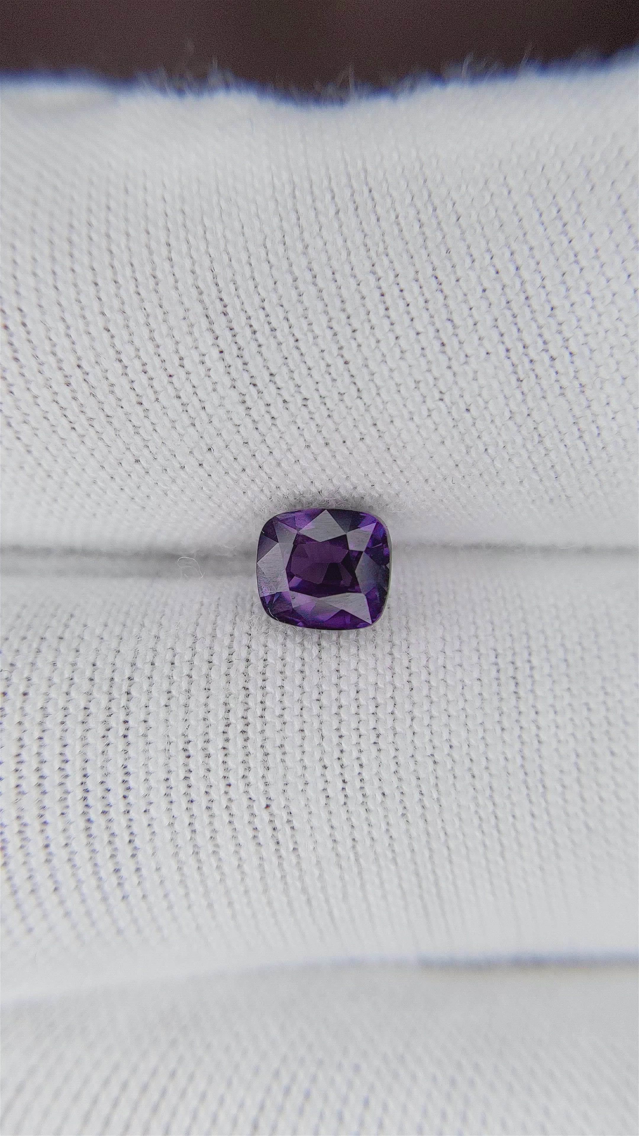 1.04 Ct. Color Change Sapphire from Ceylon (Sri Lanka) Size Video