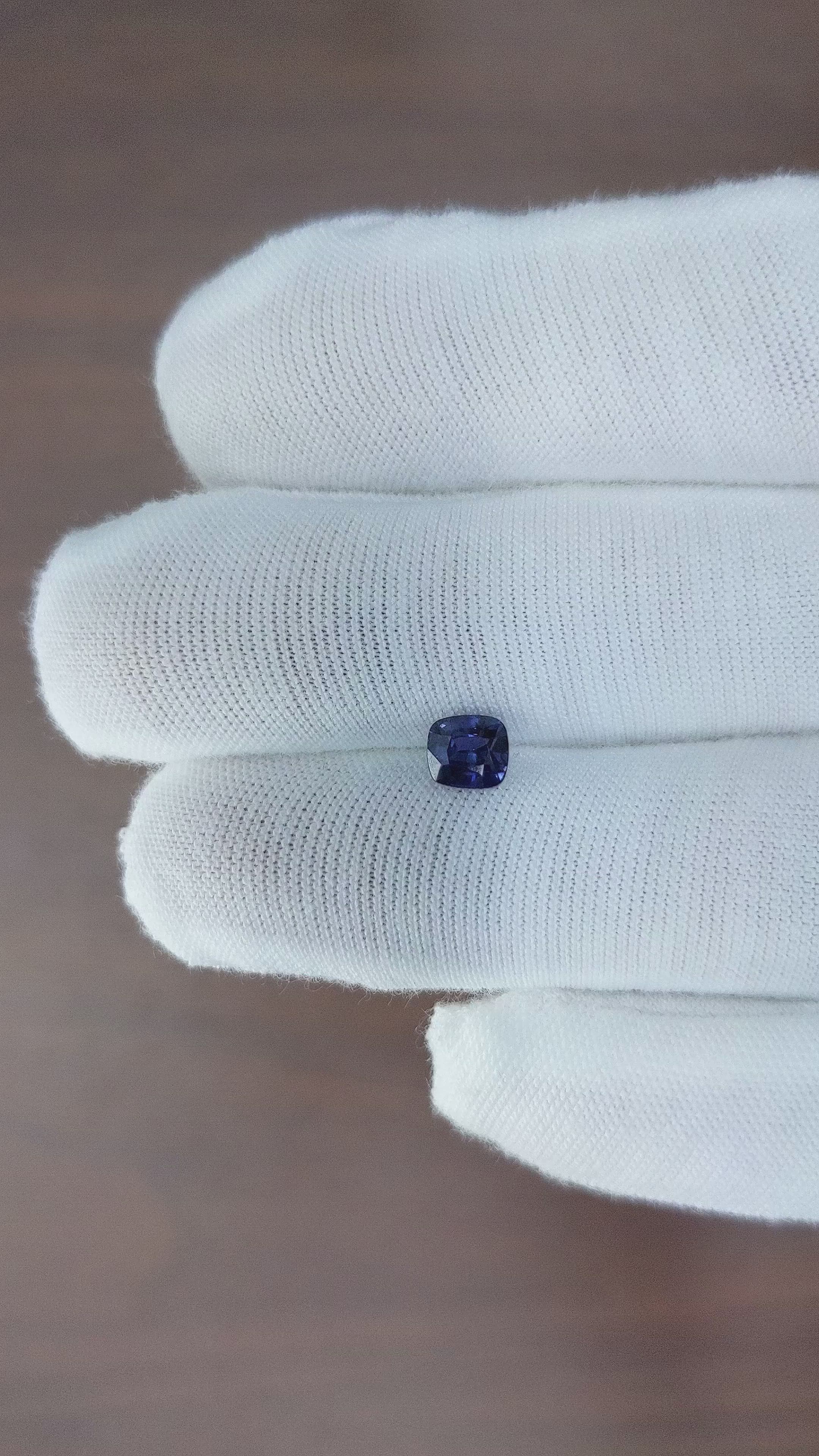 1.04 Ct. Color Change Sapphire from Ceylon (Sri Lanka) Size Video