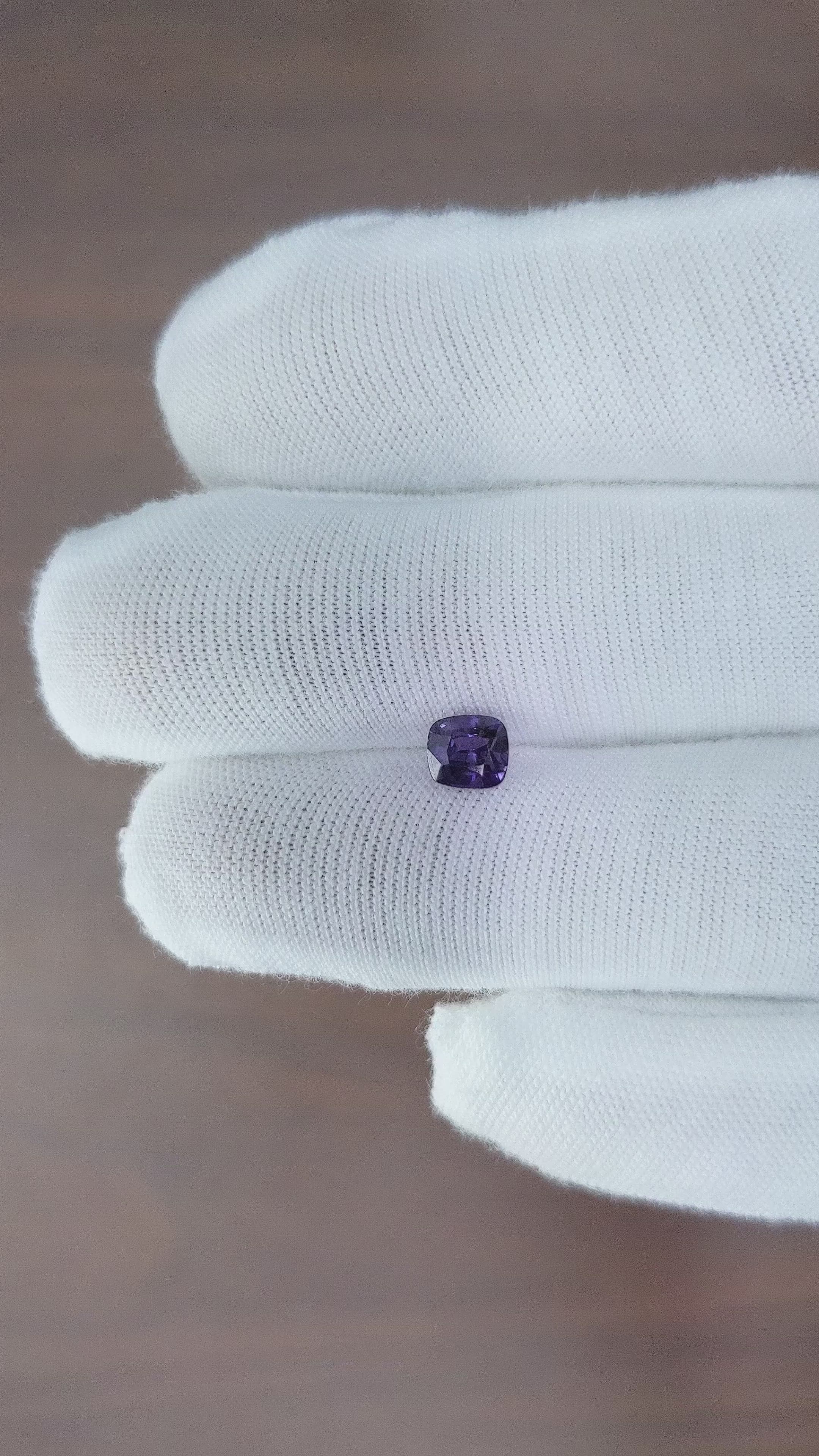 1.04 Ct. Color Change Sapphire from Ceylon (Sri Lanka) Size Video