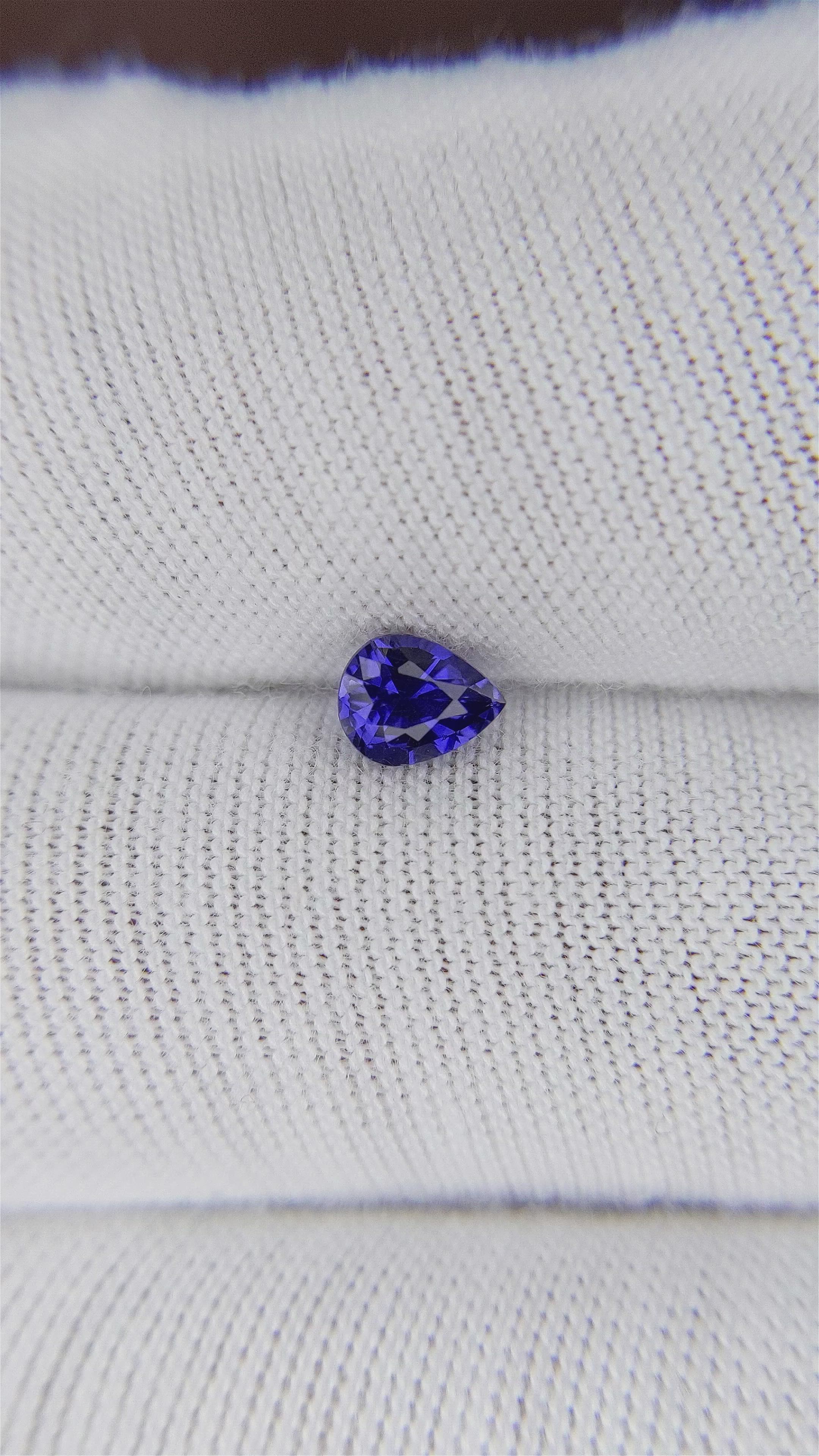 0.50 Ct. Color Change Sapphire from Ceylon (Sri Lanka) Size Video