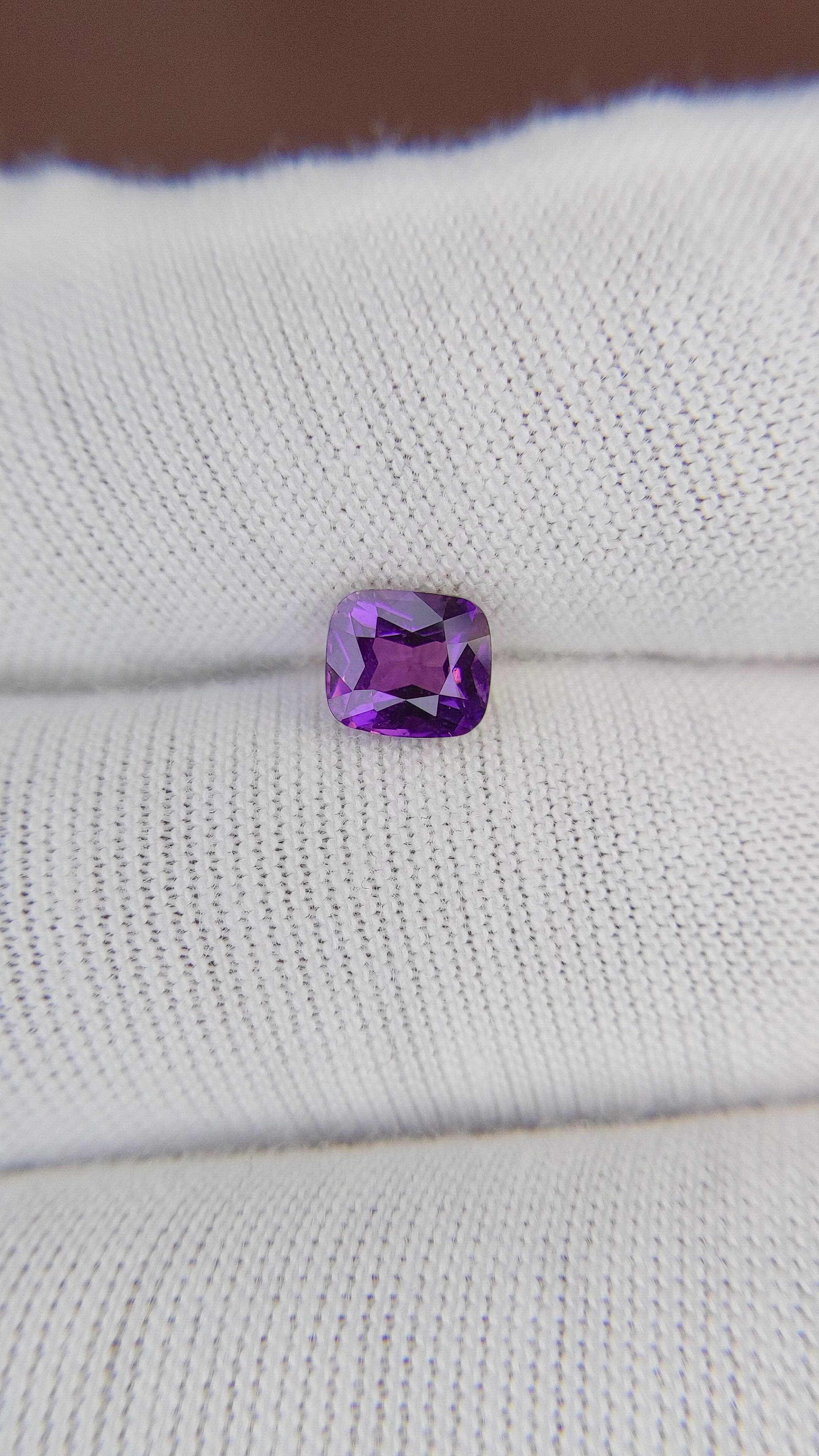1.19 Ct. Color Change Sapphire from Ceylon (Sri Lanka) Size Video