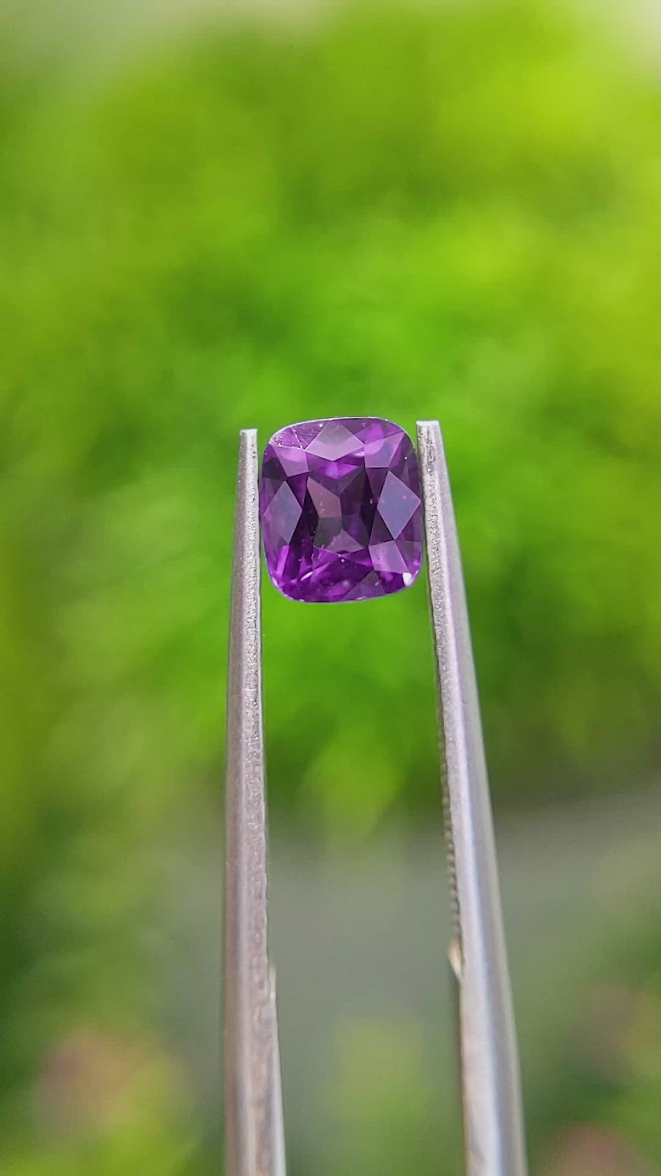 1.19 Ct. Color Change Sapphire from Ceylon (Sri Lanka) Size Video