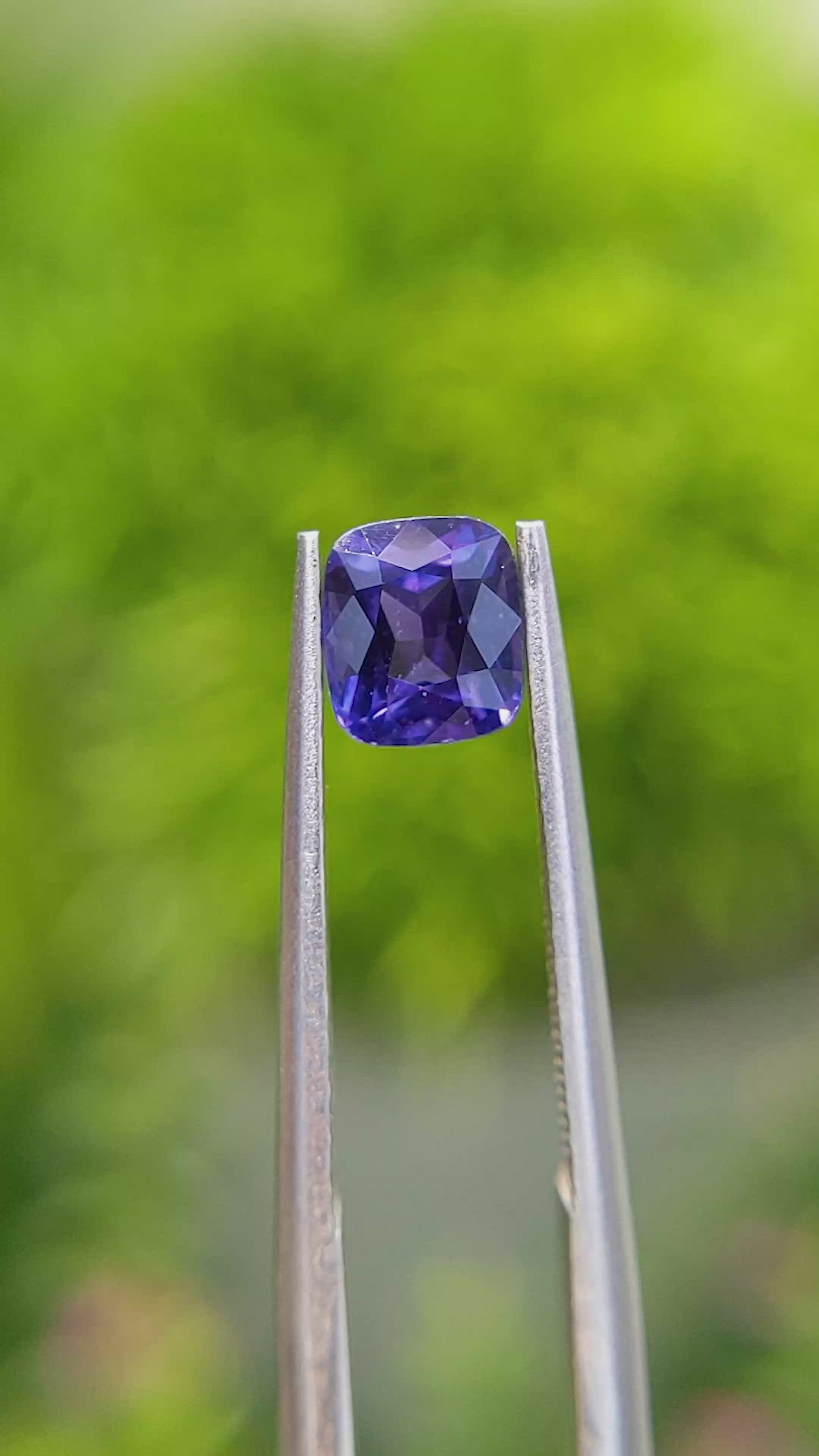 1.19 Ct. Color Change Sapphire from Ceylon (Sri Lanka) Size Video