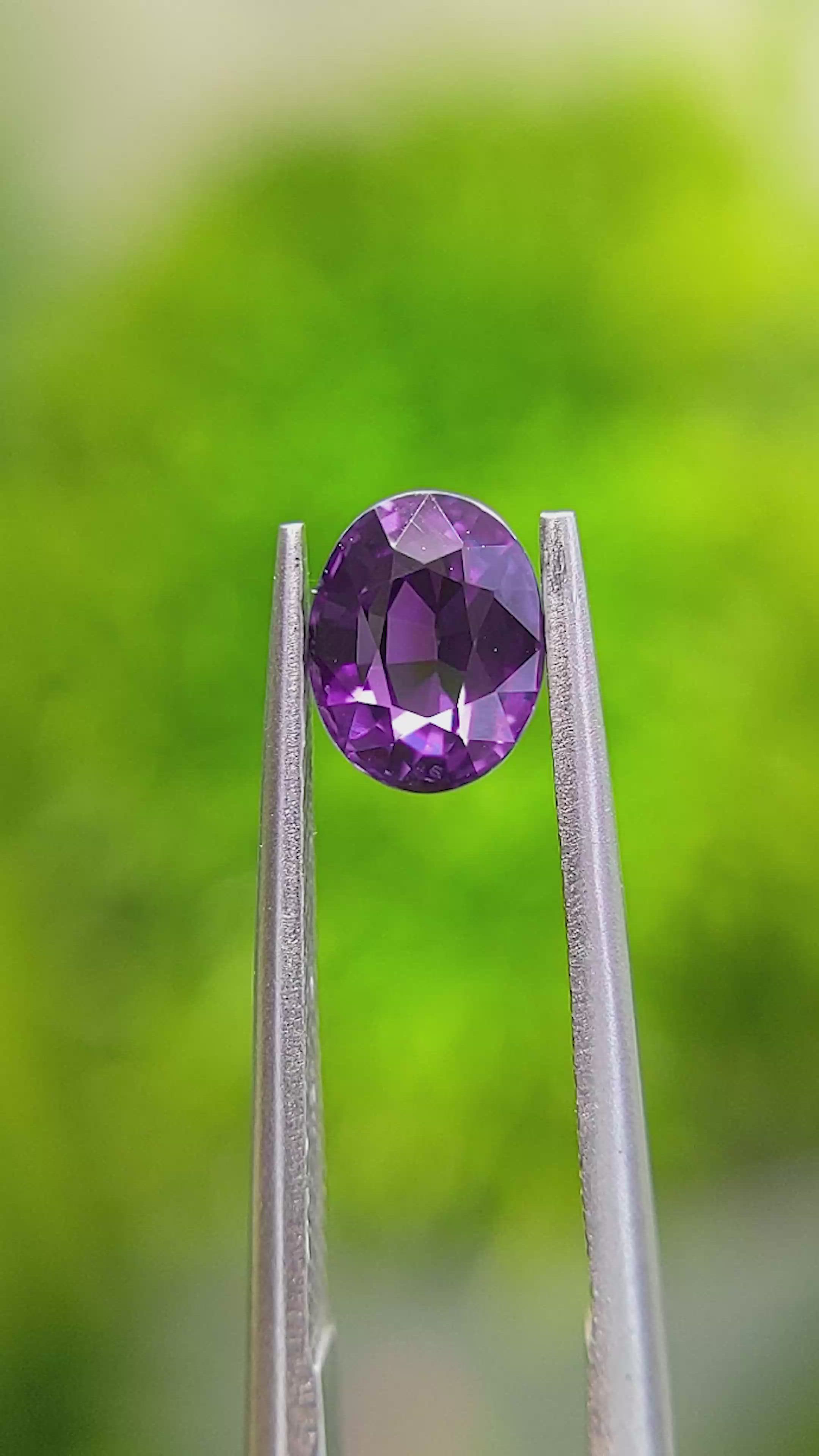 1.12 Ct. Color Change Sapphire from Ceylon (Sri Lanka) Size Video